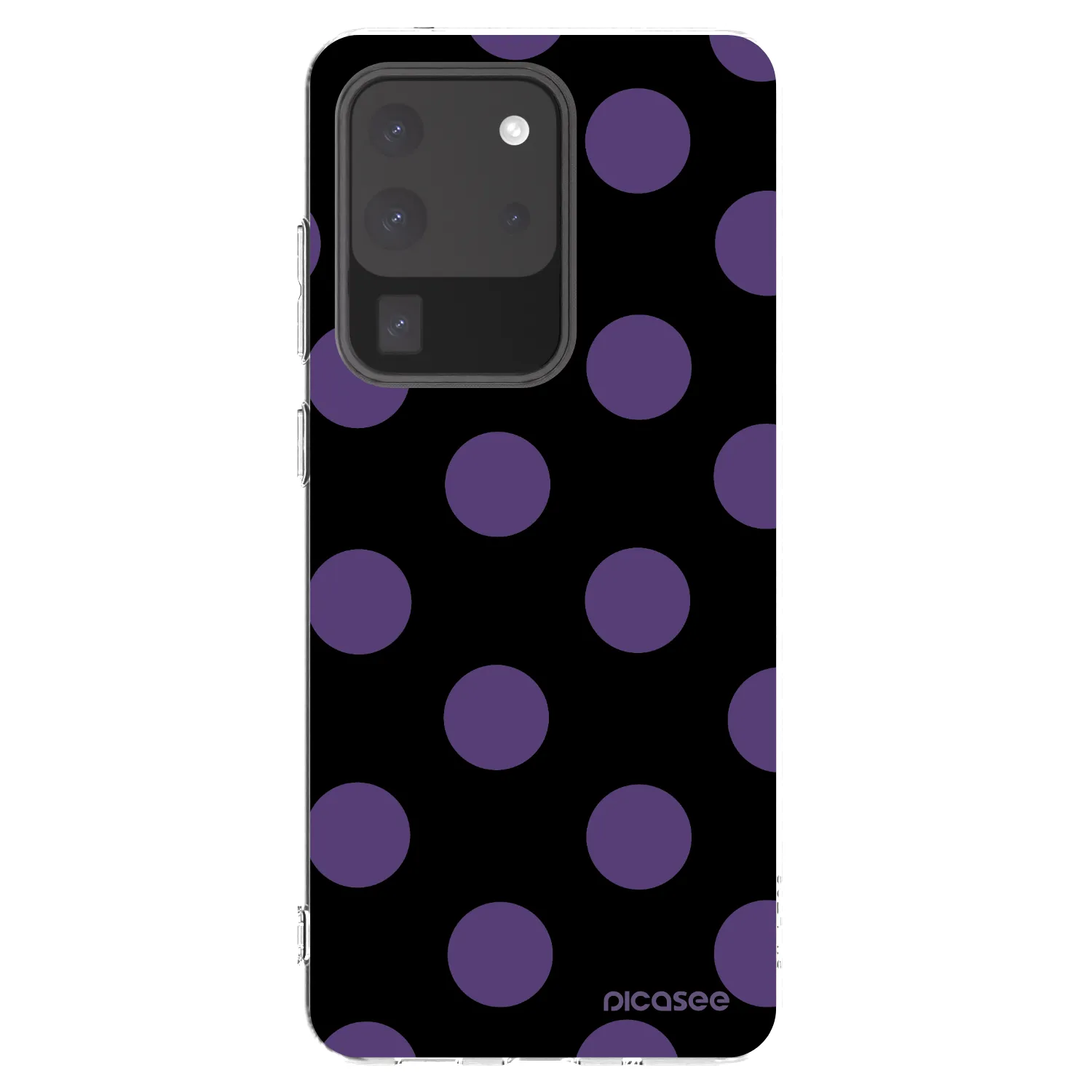 Picasee silikonový průhledný obal pro Samsung Galaxy S20 Ultra 5G G988F - Big flickers