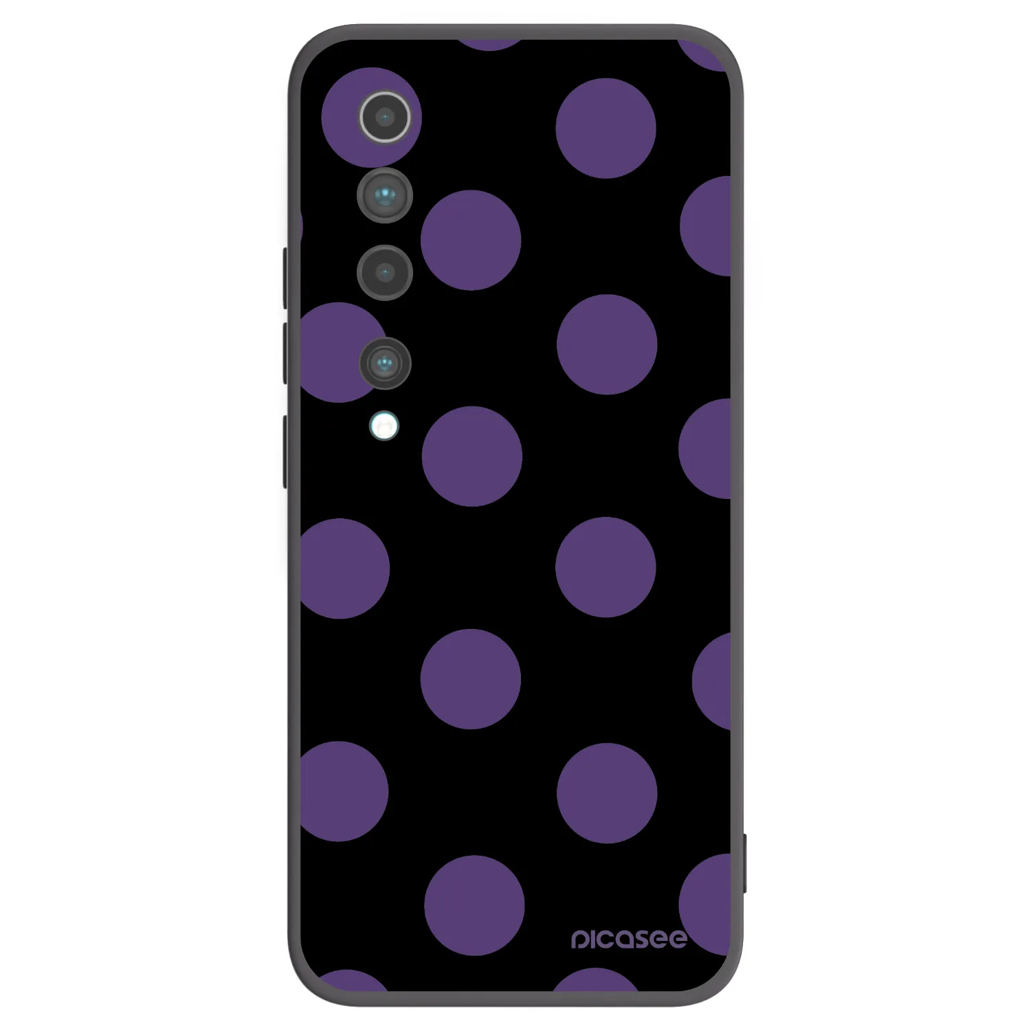 Picasee silikonový černý obal pro Xiaomi Mi 10 - Big flickers