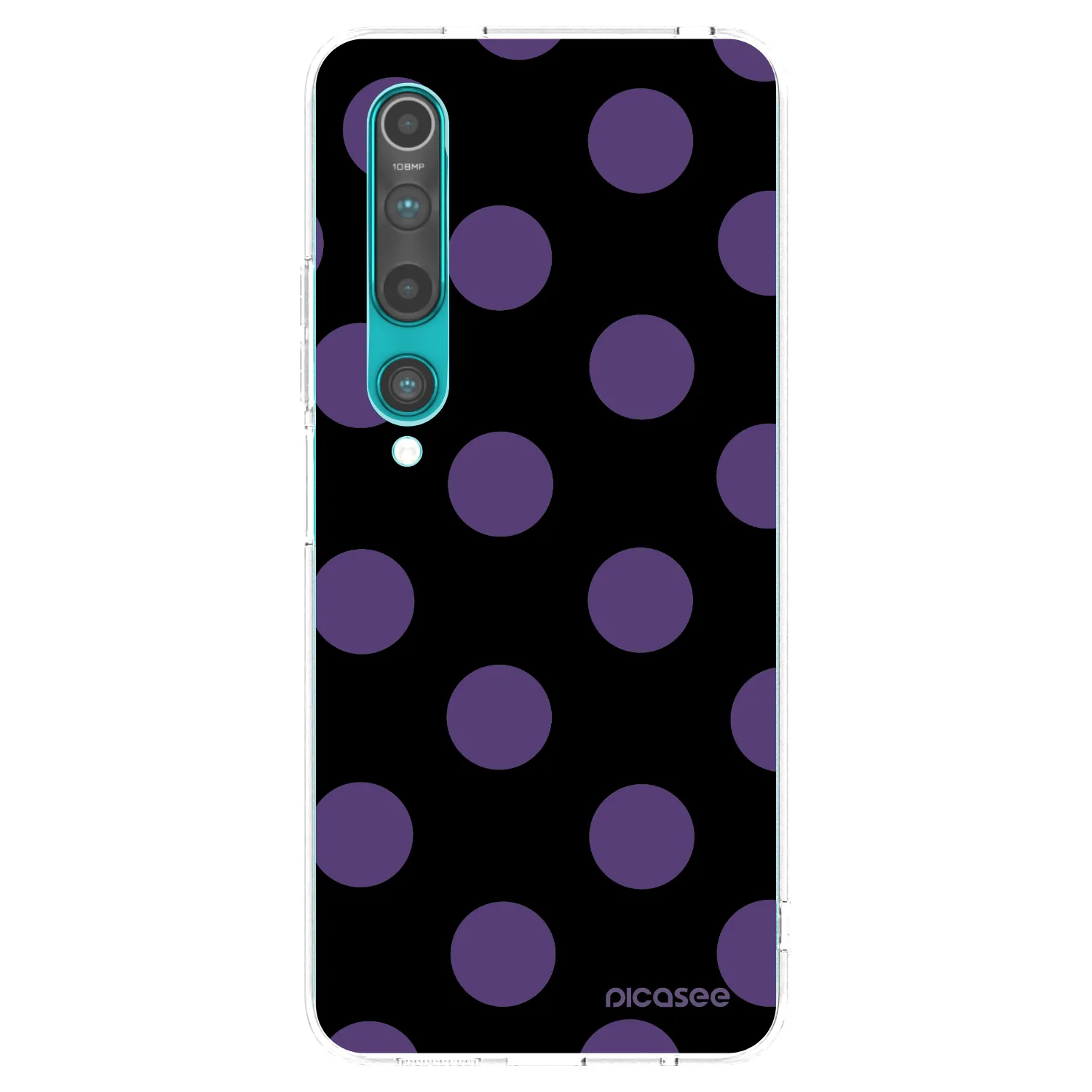 Picasee silikonový průhledný obal pro Xiaomi Mi 10 - Big flickers