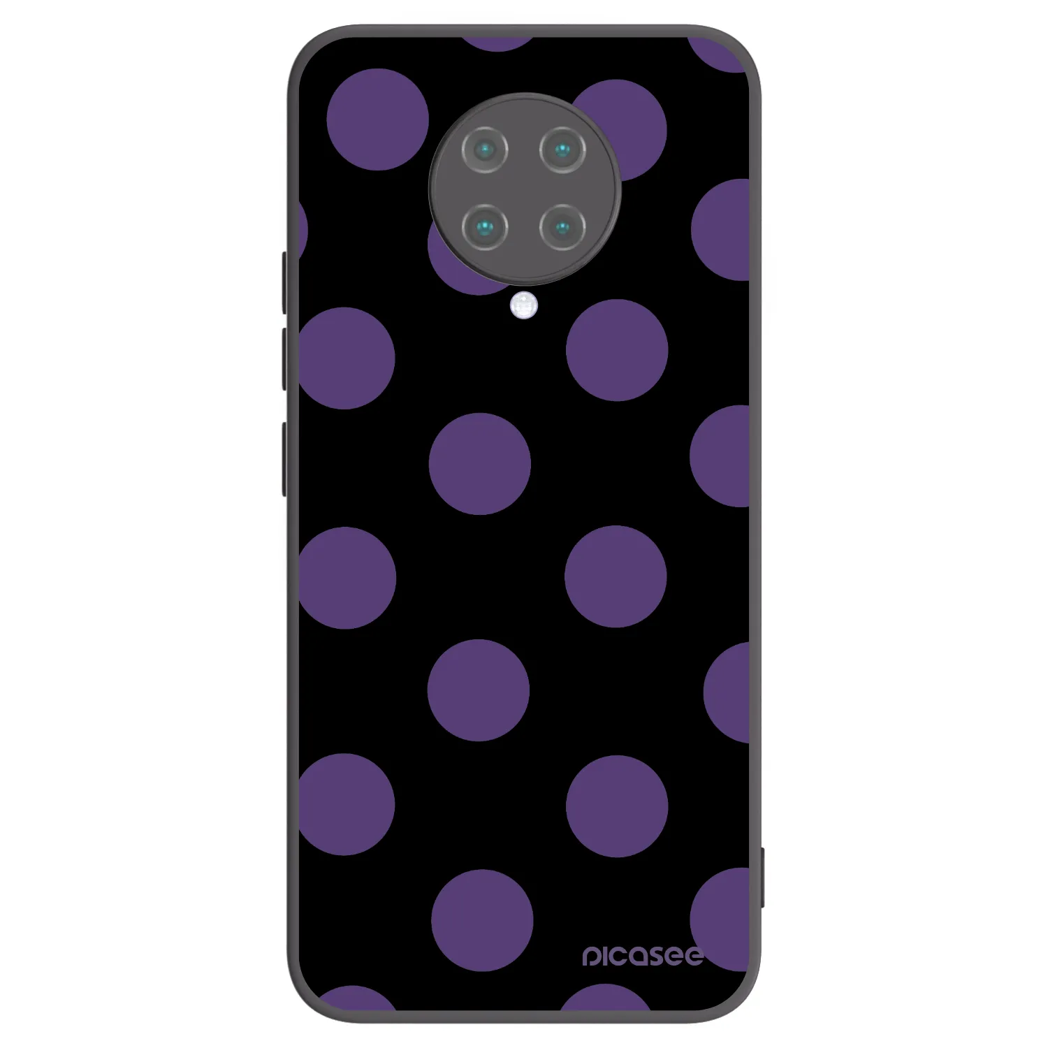 Picasee silikonový černý obal pro Xiaomi Poco F2 Pro - Big flickers
