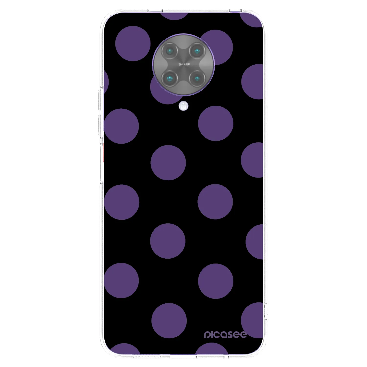 Picasee silikonový průhledný obal pro Xiaomi Poco F2 Pro - Big flickers