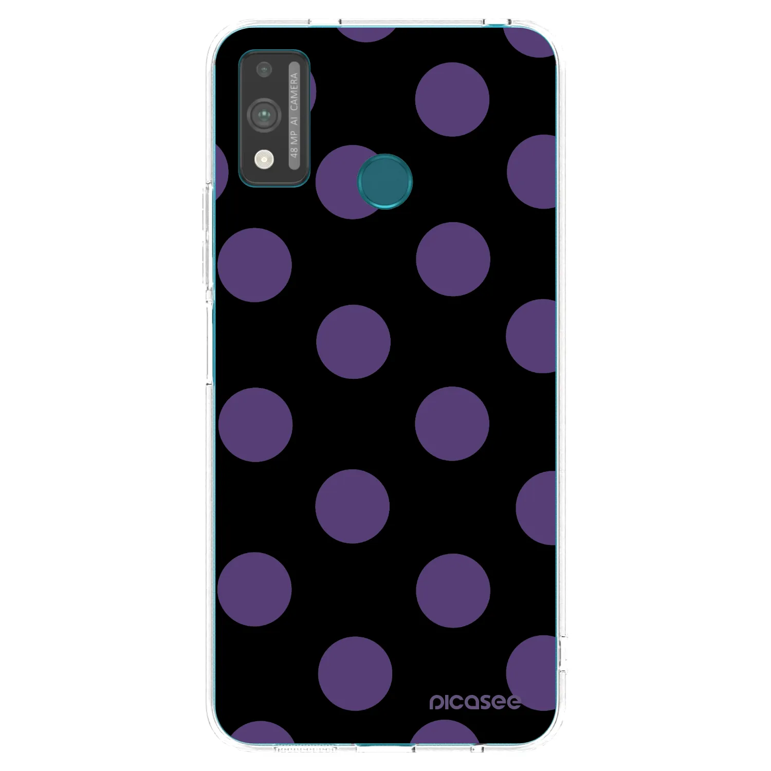 Picasee silikonový průhledný obal pro Honor 9X Lite - Big flickers