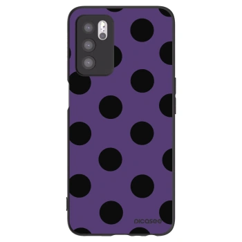 Picasee silikonový černý obal pro OPPO A16 - Big flickers 2