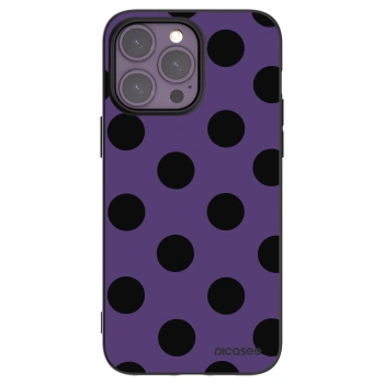 Picasee silikonový černý obal pro Apple iPhone 14 Pro Max - Big flickers 2