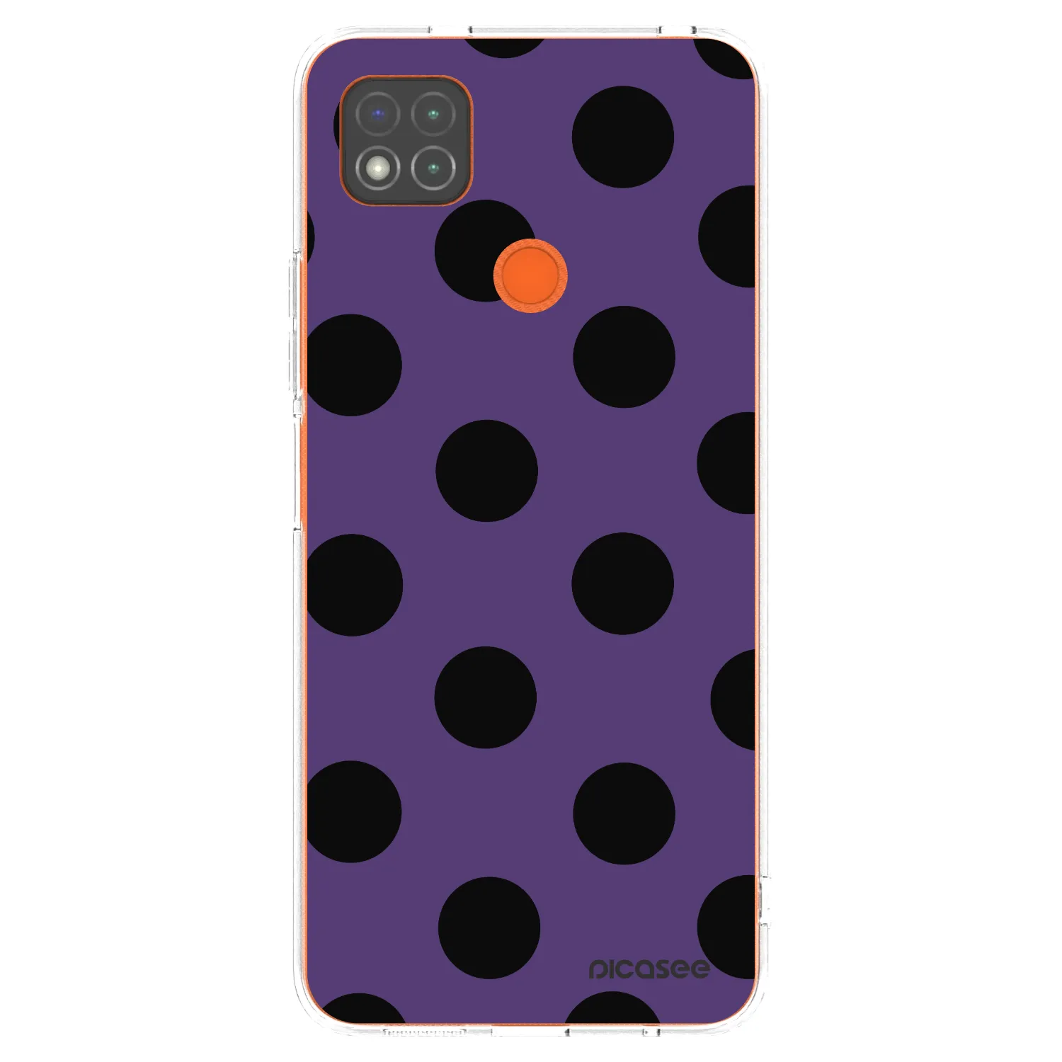 Picasee silikonový průhledný obal pro Xiaomi Redmi 9C - Big flickers 2