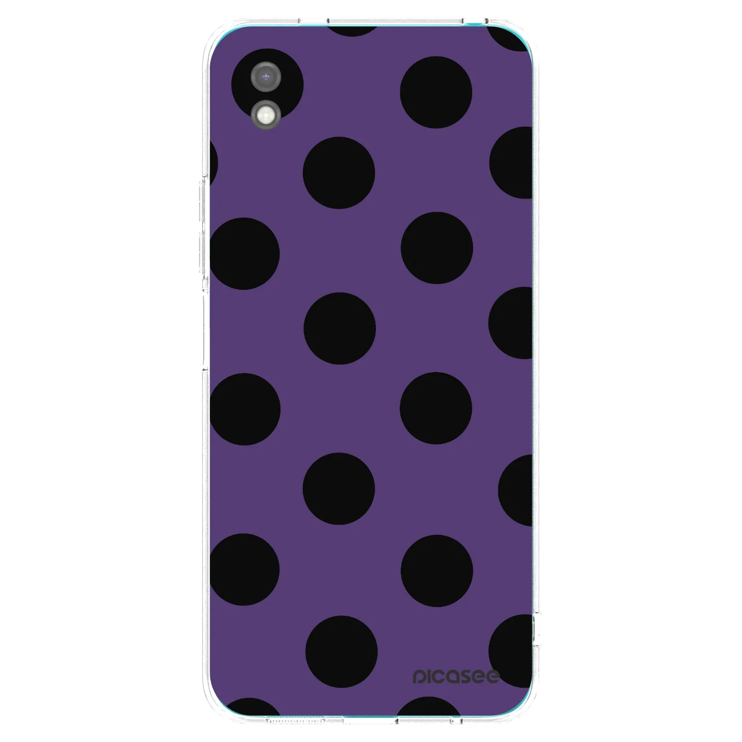 Picasee silikonový černý obal pro Xiaomi Redmi 9A - Big flickers 2