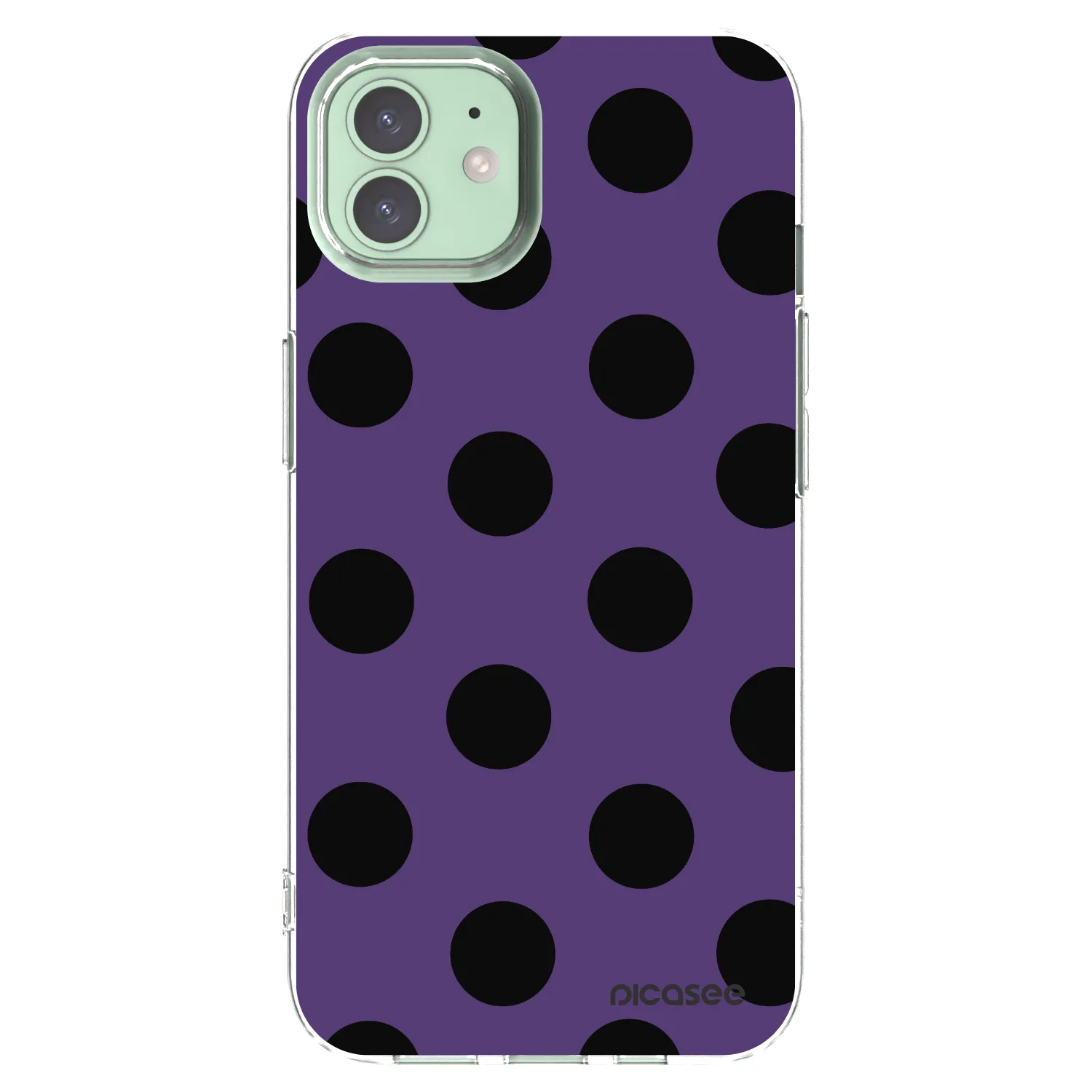 Picasee silikonový průhledný obal pro Apple iPhone 12 - Big flickers 2