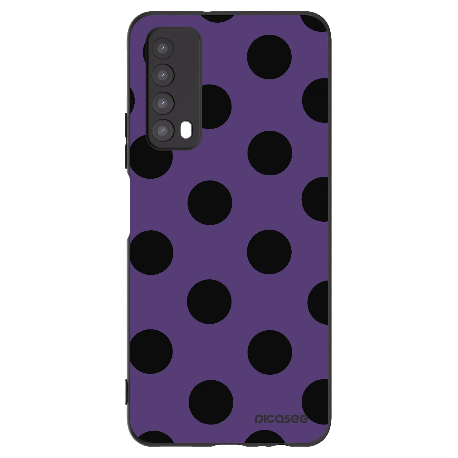 Picasee silikonový černý obal pro Huawei P Smart 2021 - Big flickers 2