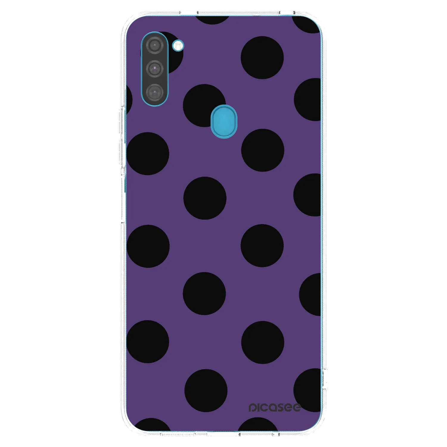 Picasee silikonový průhledný obal pro Samsung Galaxy M11 - Big flickers 2