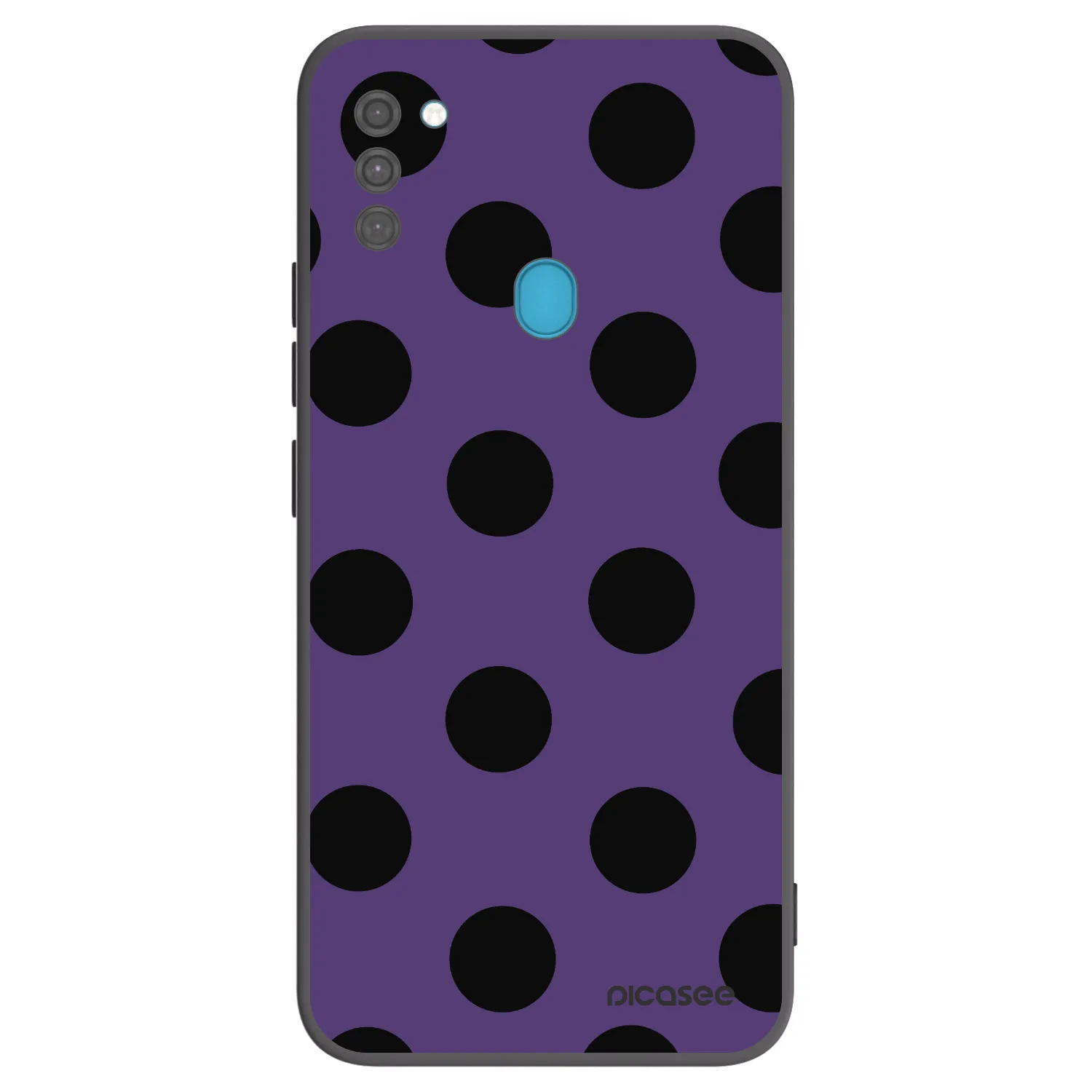 Picasee silikonový černý obal pro Samsung Galaxy M11 - Big flickers 2