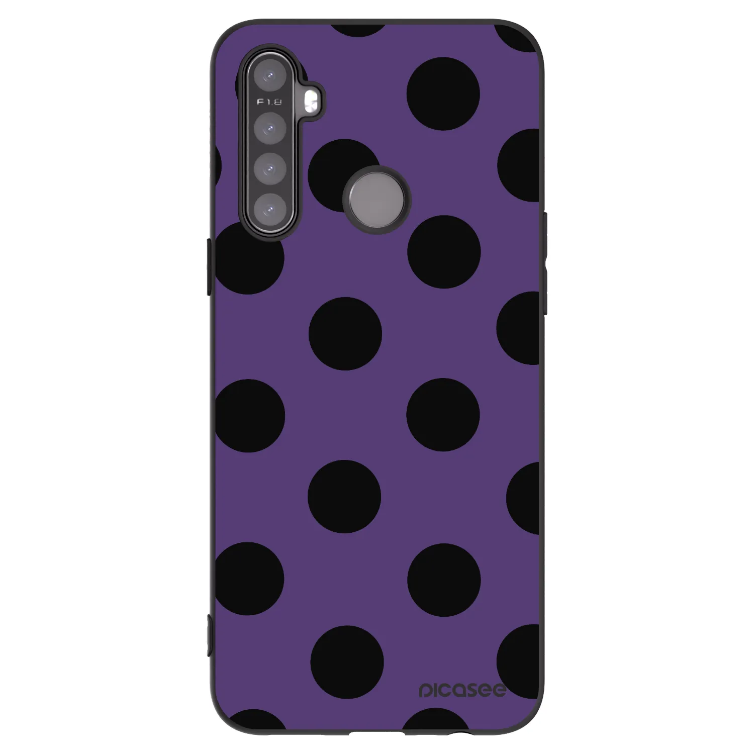 Picasee silikonový černý obal pro Realme 5 - Big flickers 2