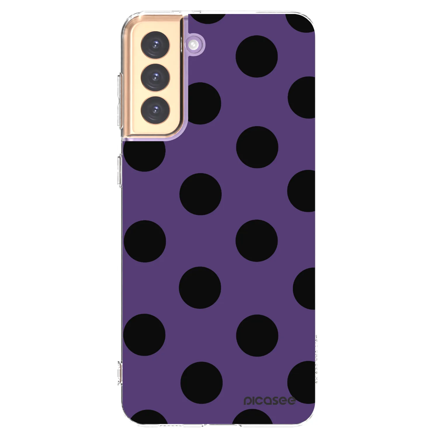 Picasee silikonový průhledný obal pro Samsung Galaxy S21+ 5G G996F - Big flickers 2