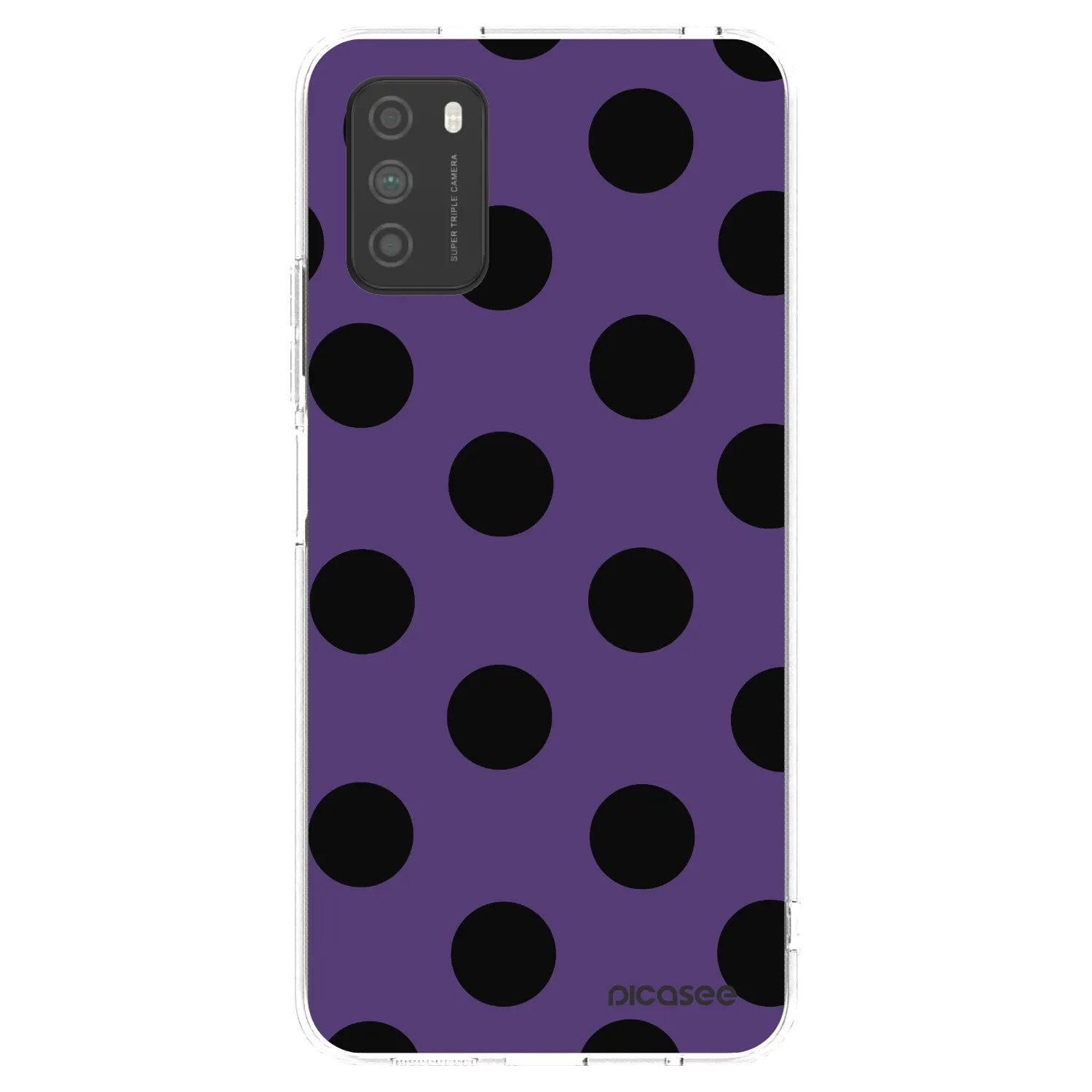 Picasee silikonový průhledný obal pro Xiaomi Poco M3 - Big flickers 2