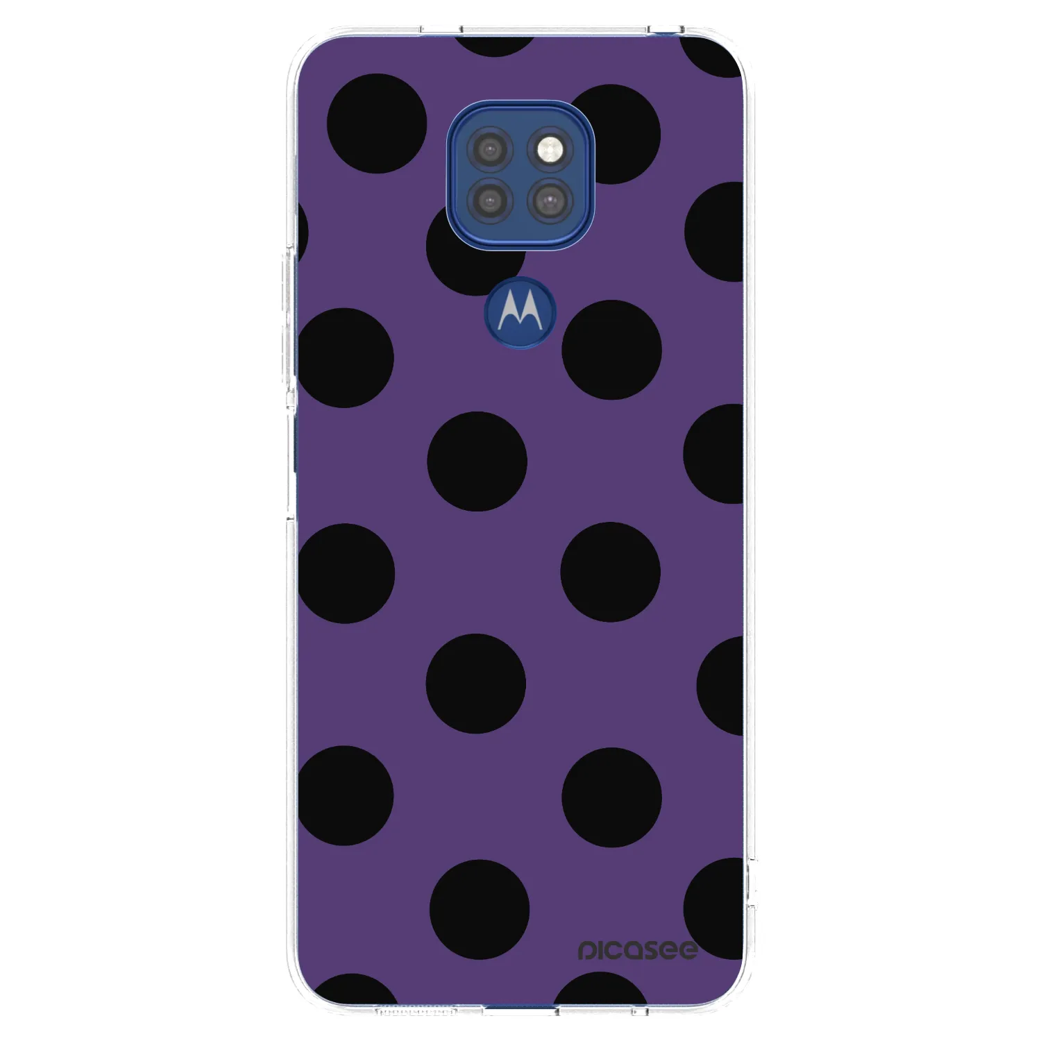 Picasee silikonový průhledný obal pro Motorola Moto G9 Play - Big flickers 2