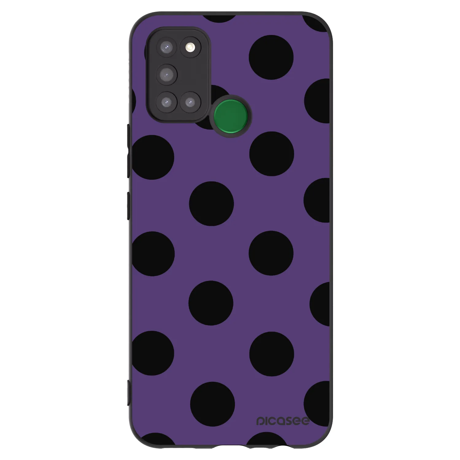 Picasee silikonový černý obal pro Realme 7i - Big flickers 2
