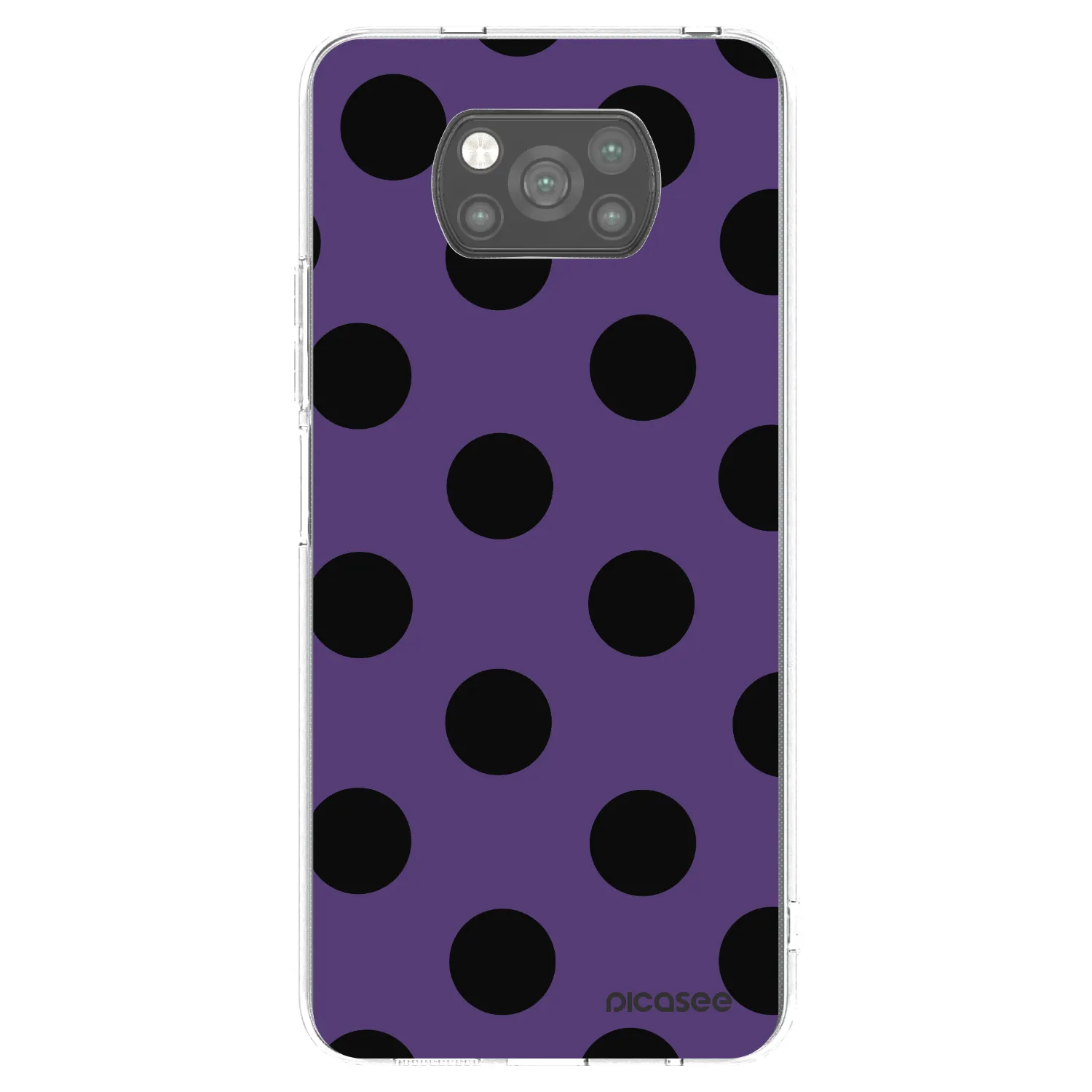 Picasee silikonový černý obal pro Xiaomi Poco X3 Pro - Big flickers 2