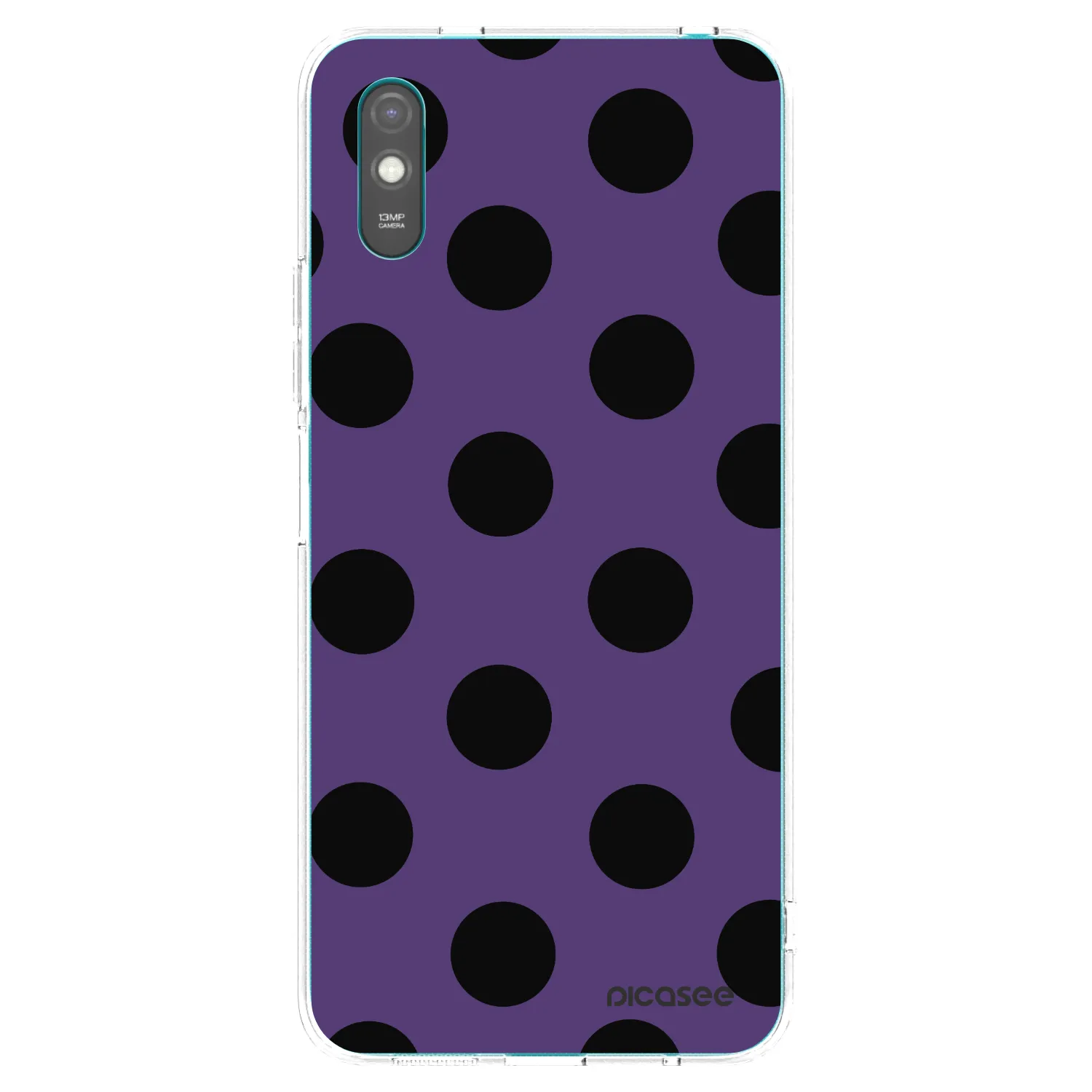 Picasee silikonový průhledný obal pro Xiaomi Redmi 9AT - Big flickers 2