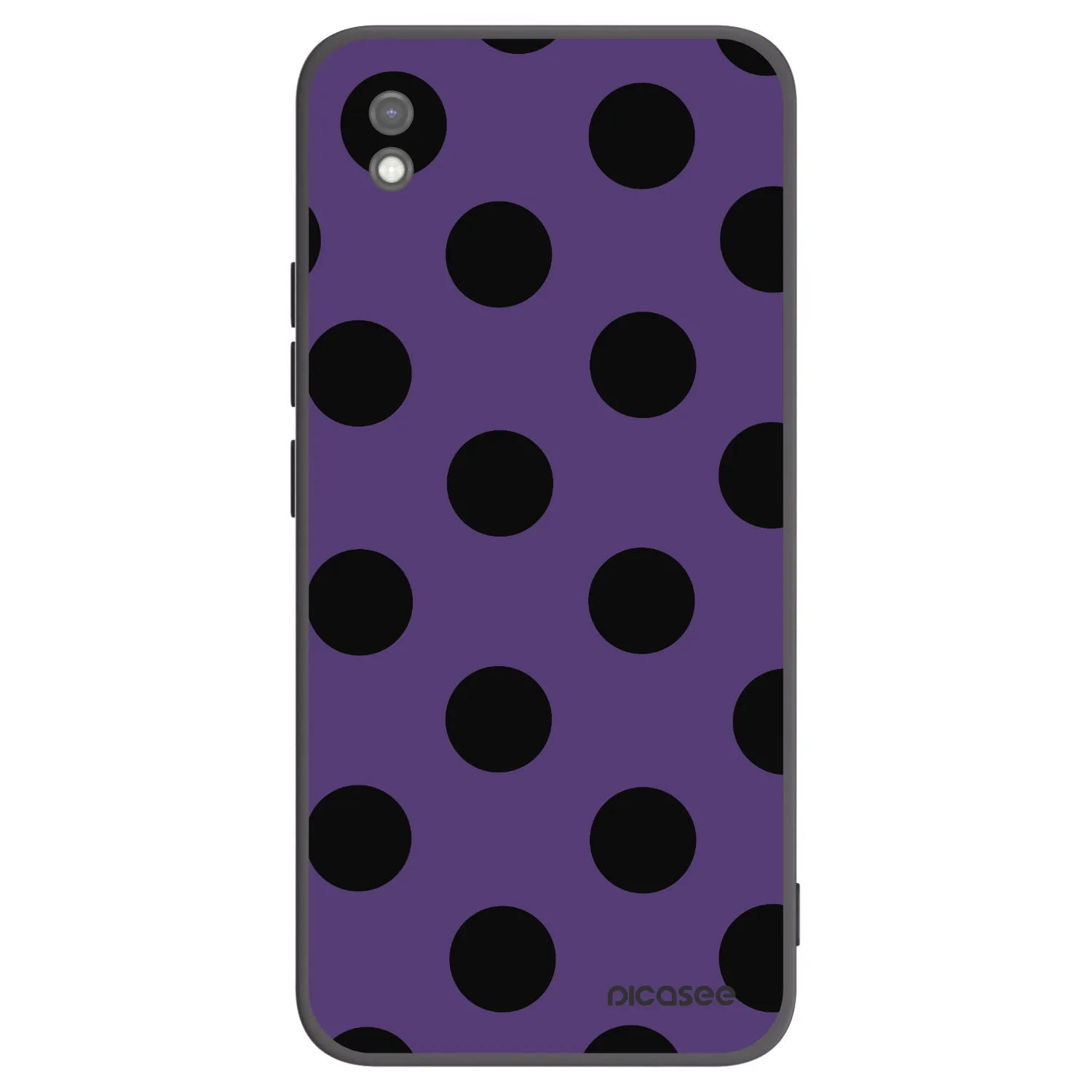 Picasee silikonový černý obal pro Xiaomi Redmi 9AT - Big flickers 2