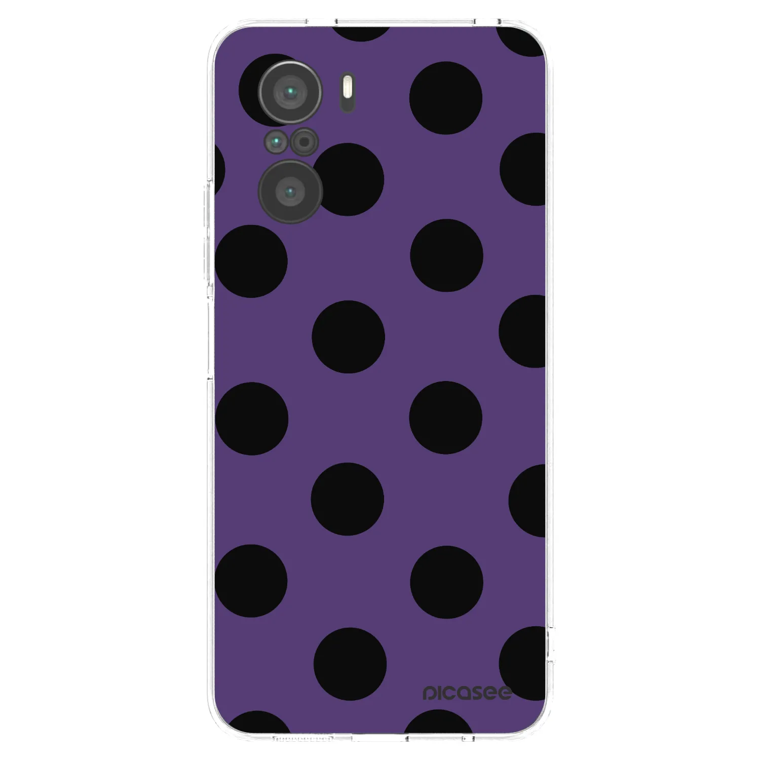 Picasee silikonový průhledný obal pro Xiaomi Poco F3 - Big flickers 2