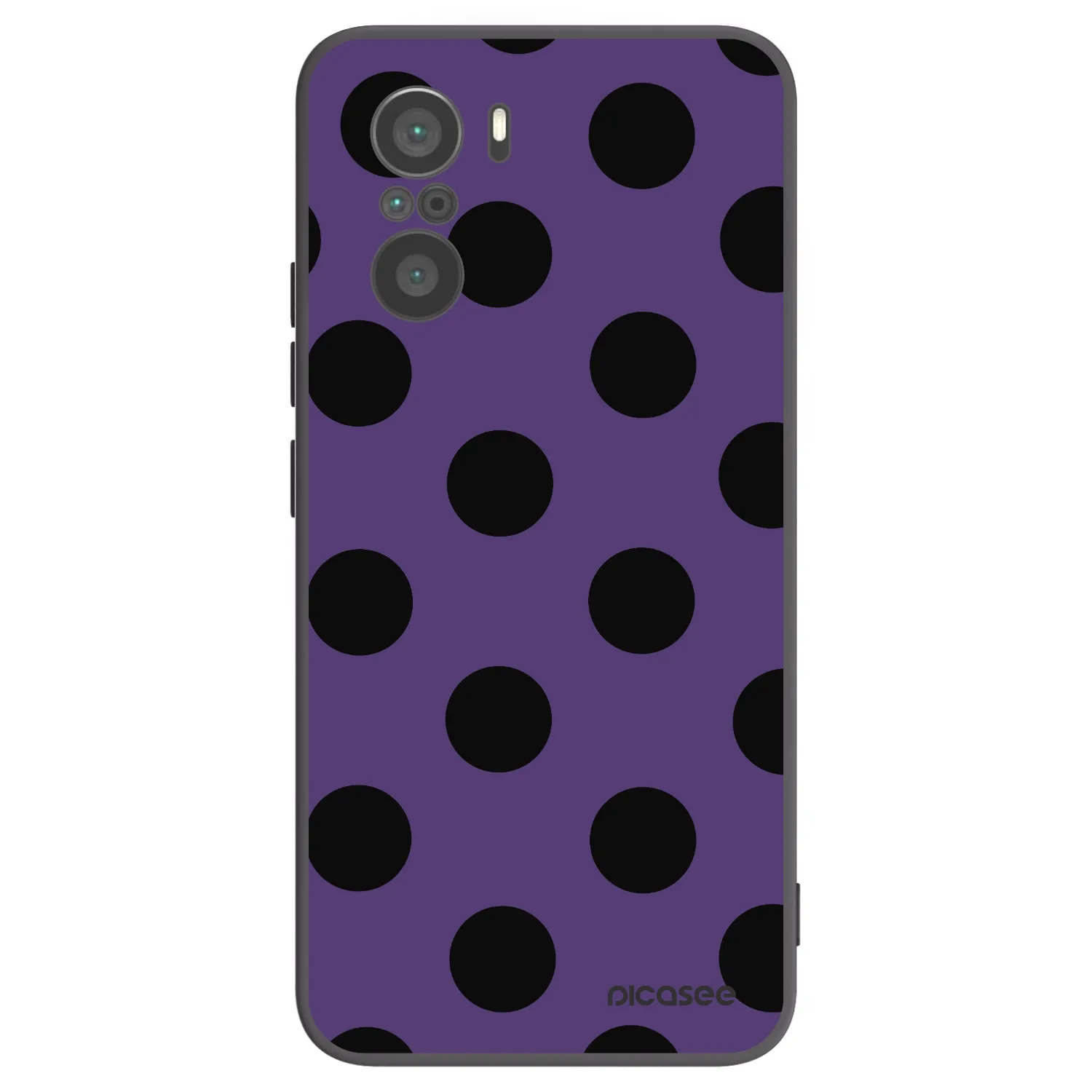Picasee silikonový černý obal pro Xiaomi Poco F3 - Big flickers 2