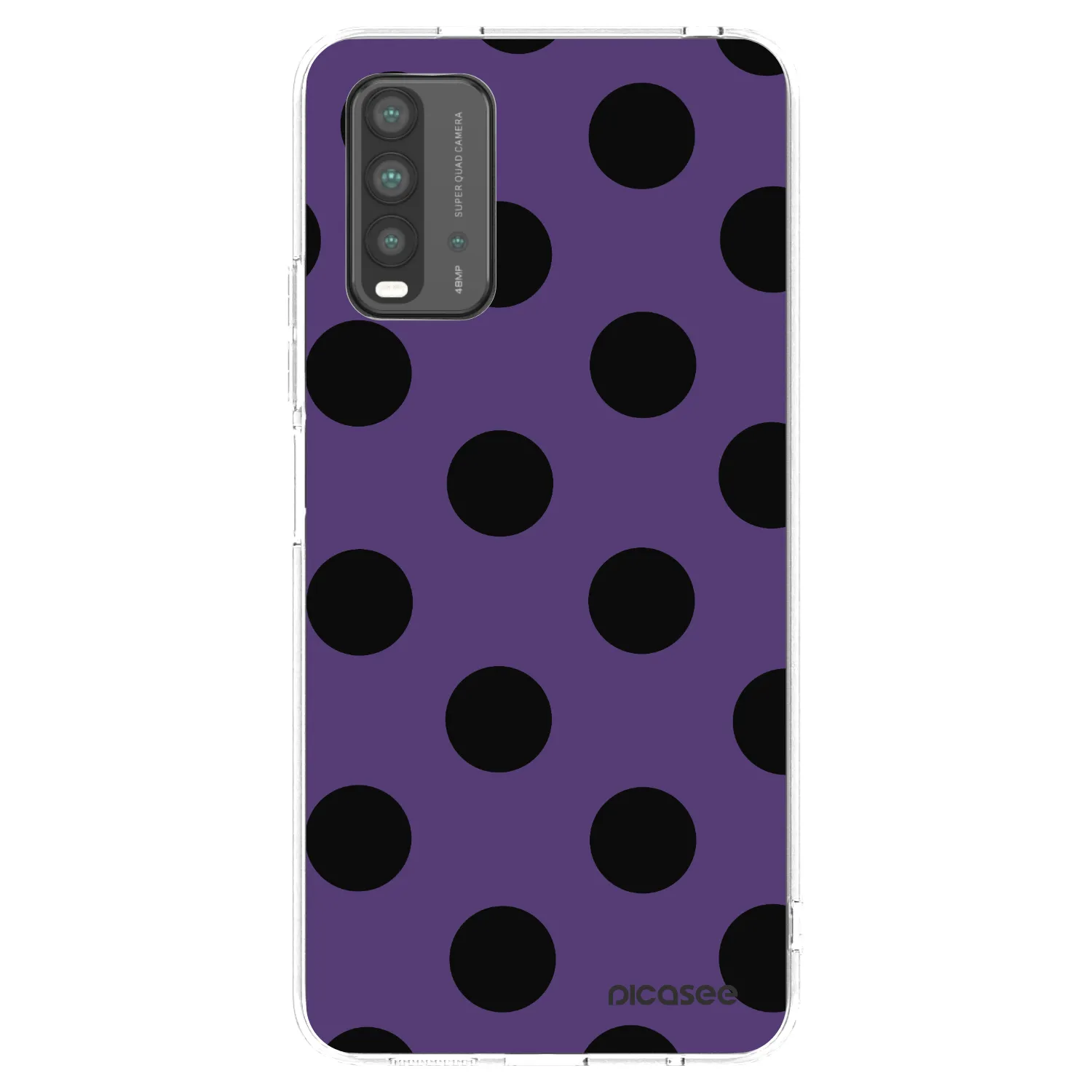 Picasee silikonový černý obal pro Xiaomi Redmi 9T - Big flickers 2