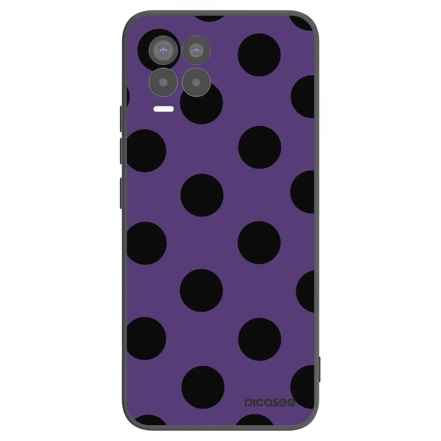 Picasee silikonový černý obal pro Realme 8 Pro - Big flickers 2