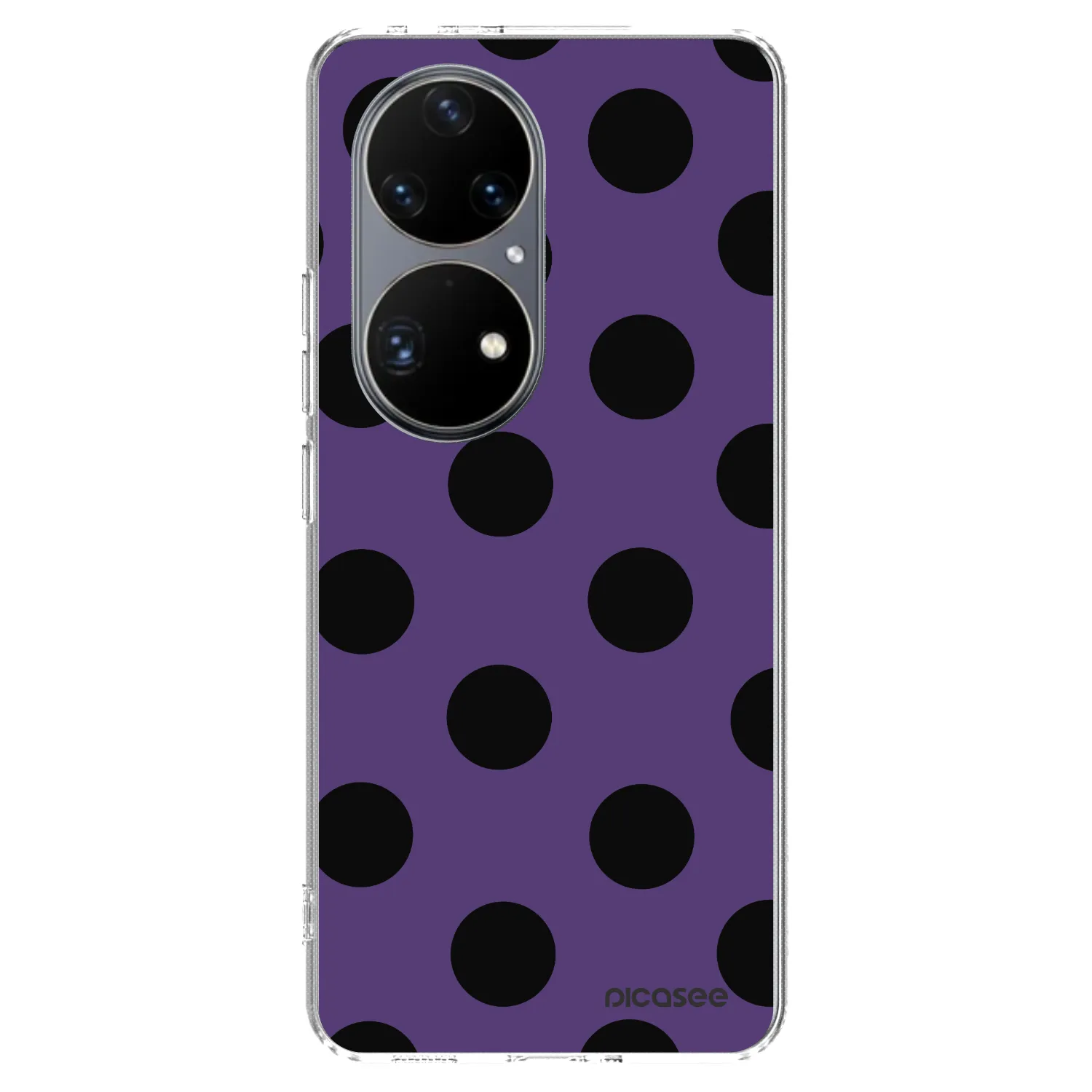 Picasee silikonový průhledný obal pro Huawei P50 - Big flickers 2