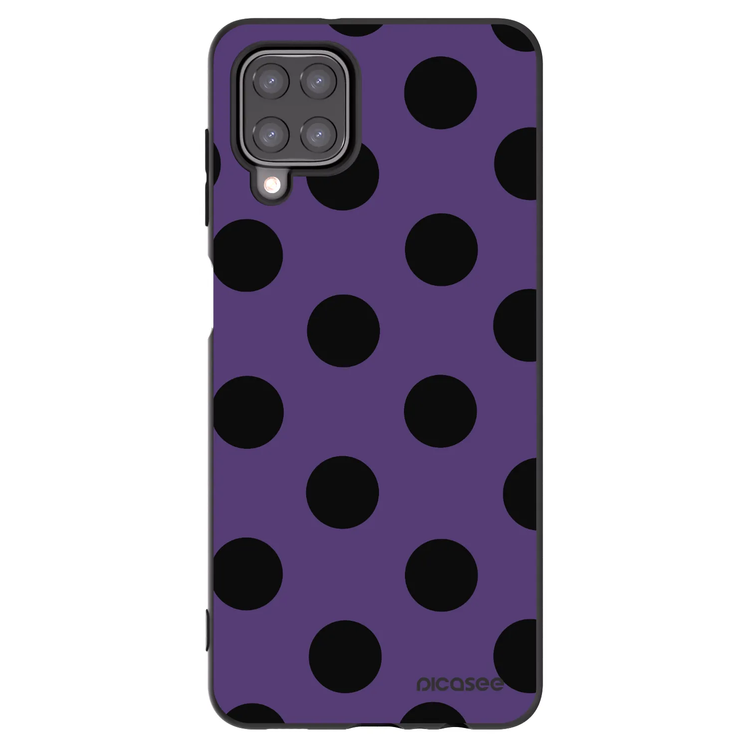 Picasee silikonový černý obal pro Samsung Galaxy M12 M127F - Big flickers 2