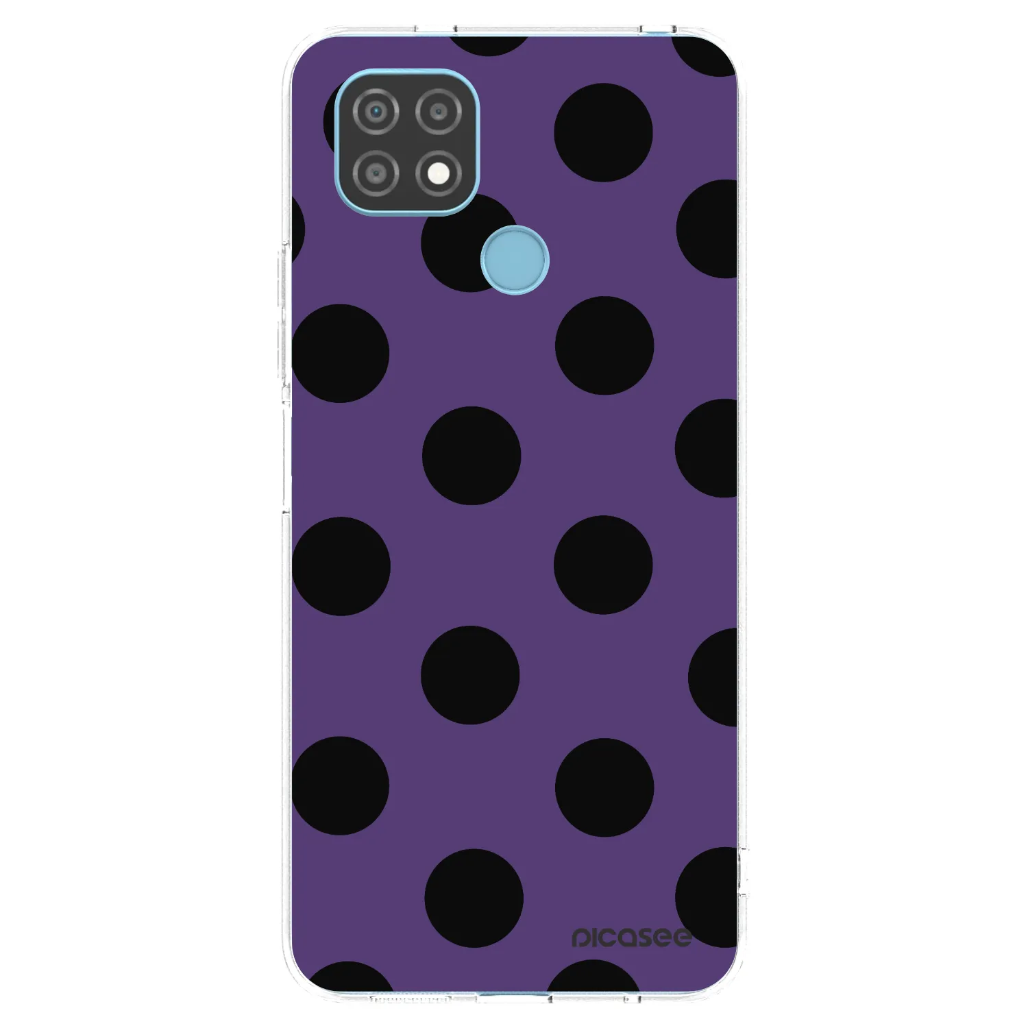 Picasee silikonový průhledný obal pro Realme C21 - Big flickers 2