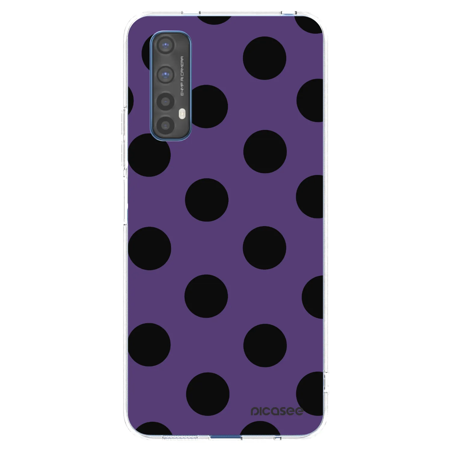 Picasee silikonový průhledný obal pro Realme 7 - Big flickers 2
