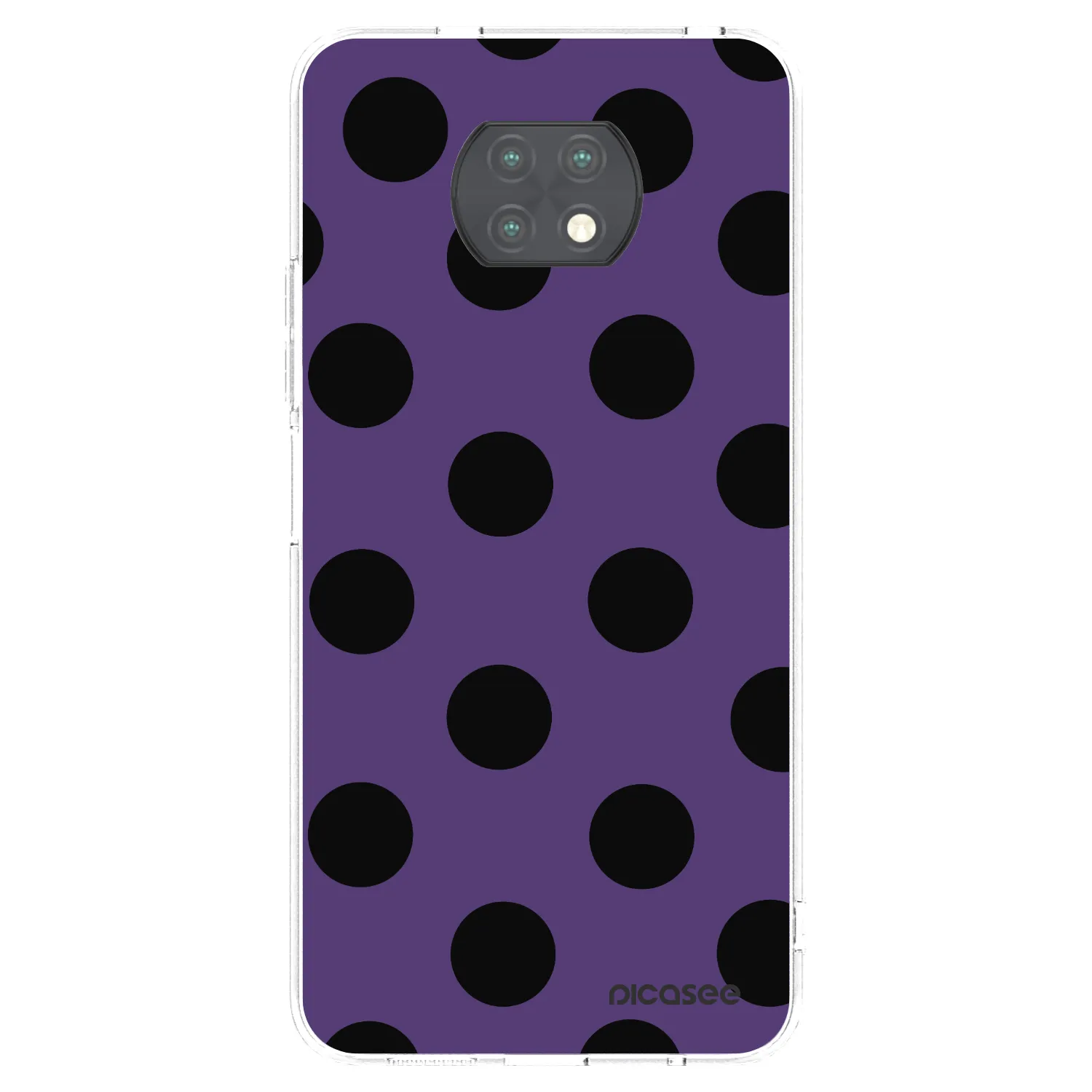 Picasee silikonový průhledný obal pro Xiaomi Redmi Note 9T - Big flickers 2