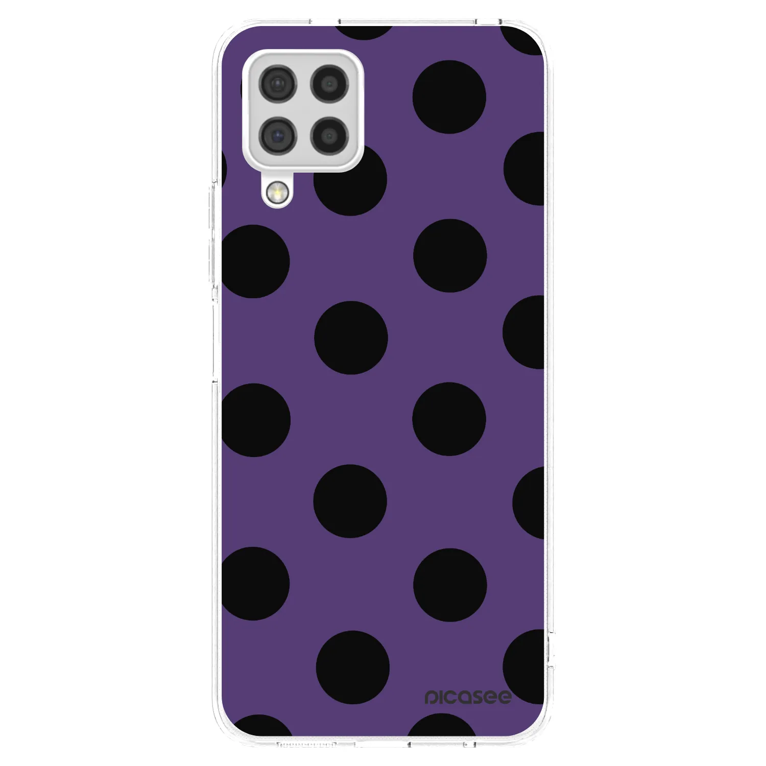 Picasee silikonový průhledný obal pro Samsung Galaxy A22 A225F 4G - Big flickers 2