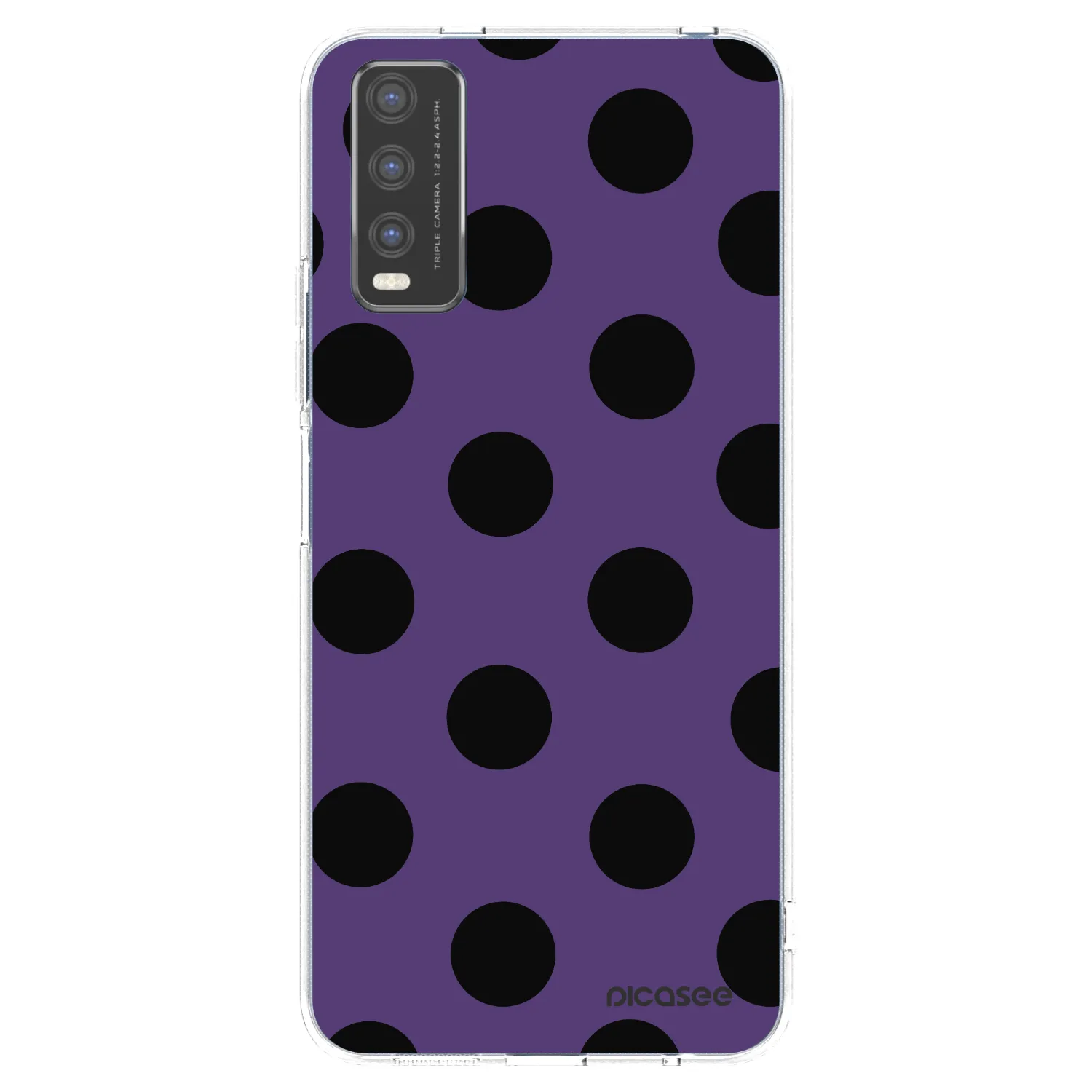 Picasee silikonový průhledný obal pro Vivo Y20s - Big flickers 2