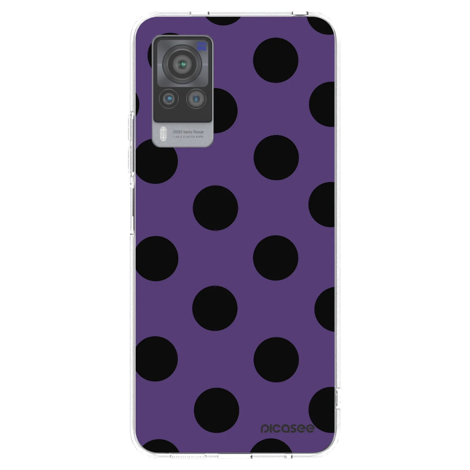 Picasee silikonový průhledný obal pro Vivo X60 Pro 5G - Big flickers 2