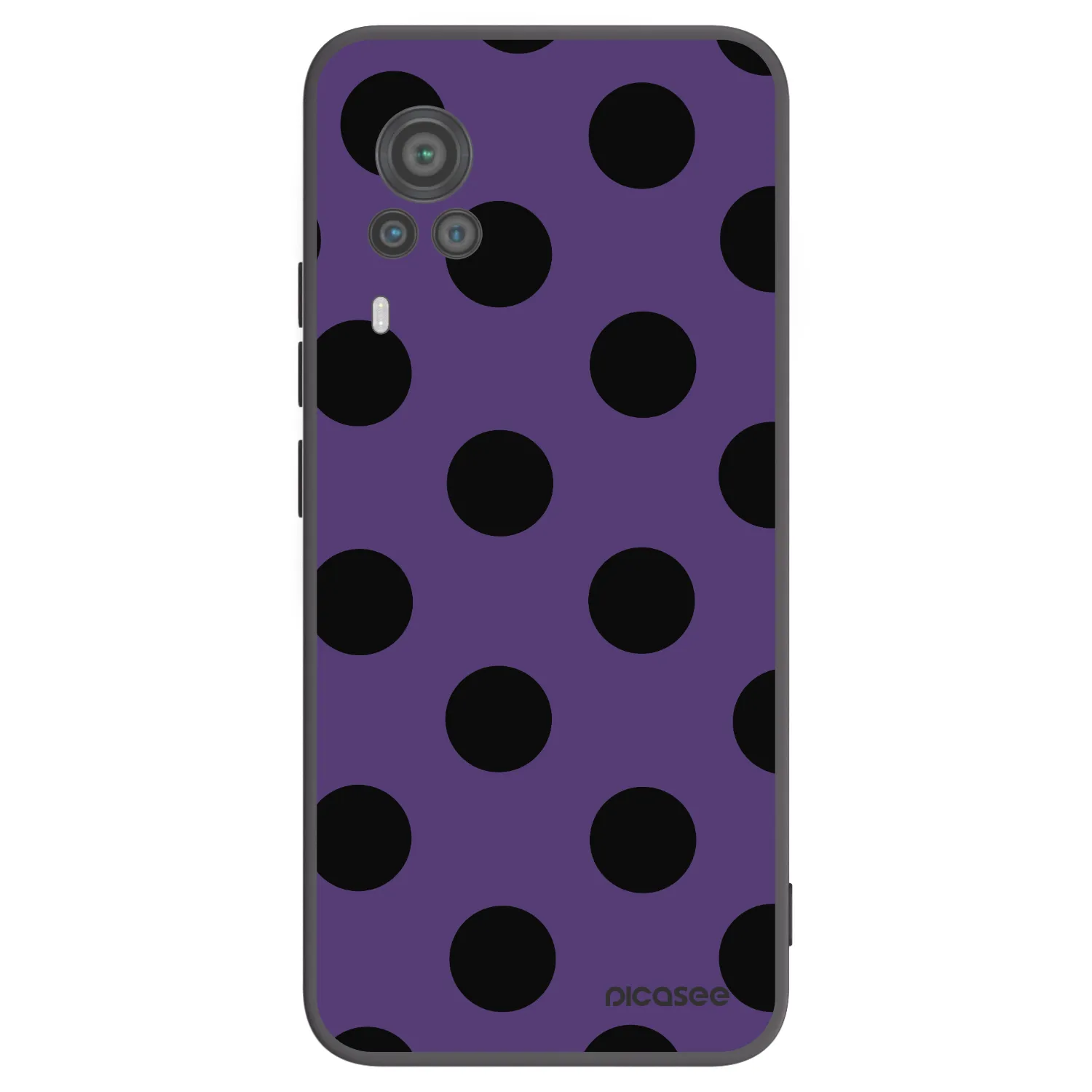 Picasee silikonový černý obal pro Vivo X60 Pro 5G - Big flickers 2