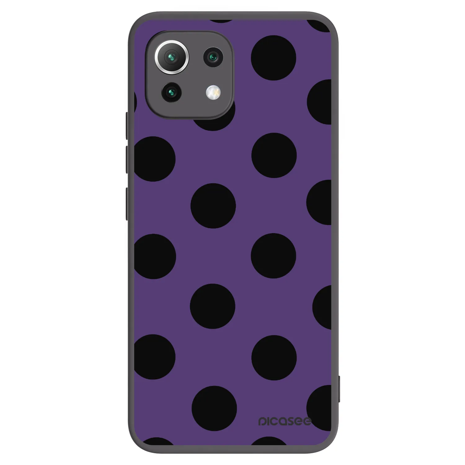 Picasee silikonový černý obal pro Xiaomi 11 Lite 5G NE - Big flickers 2