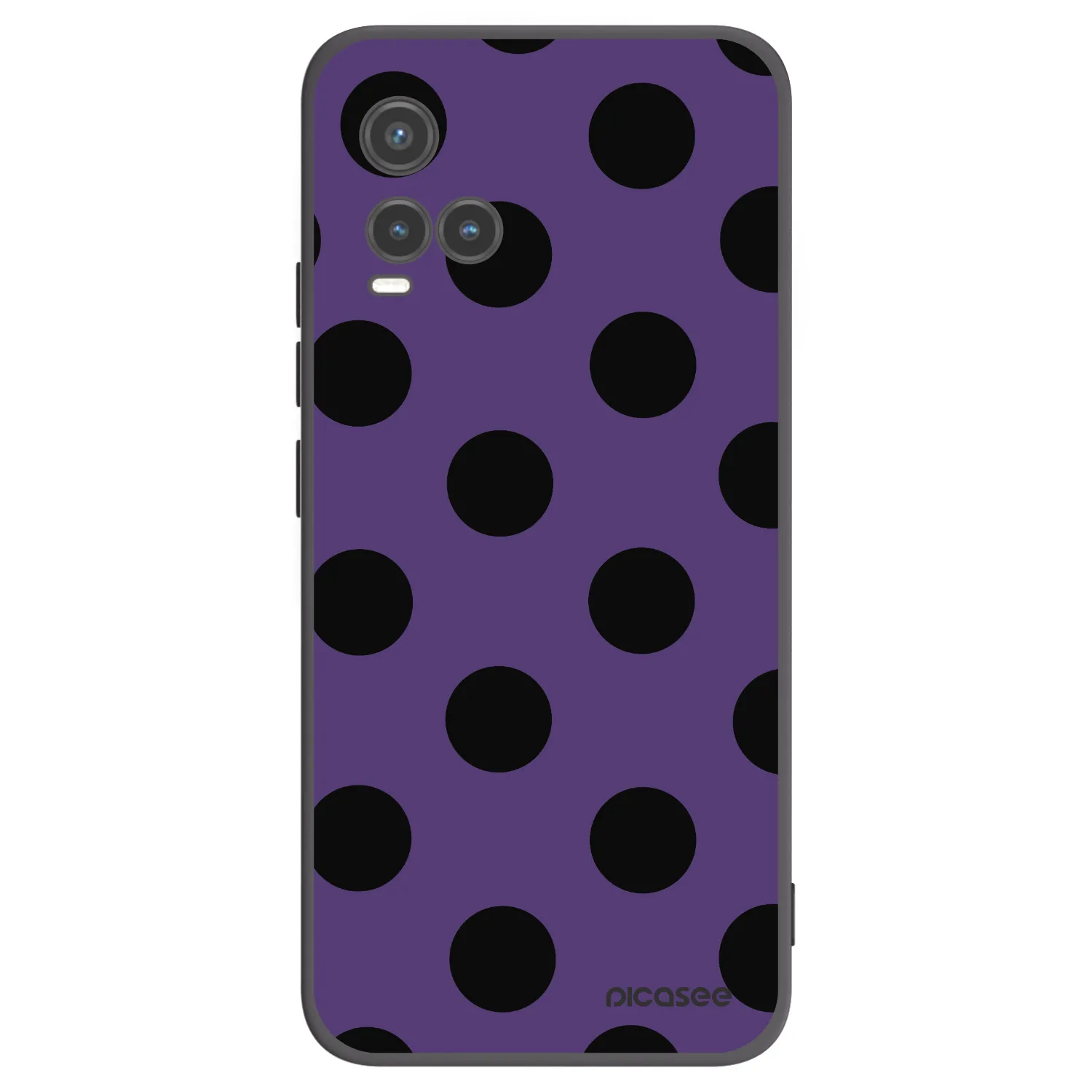 Picasee silikonový černý obal pro Vivo Y33s - Big flickers 2
