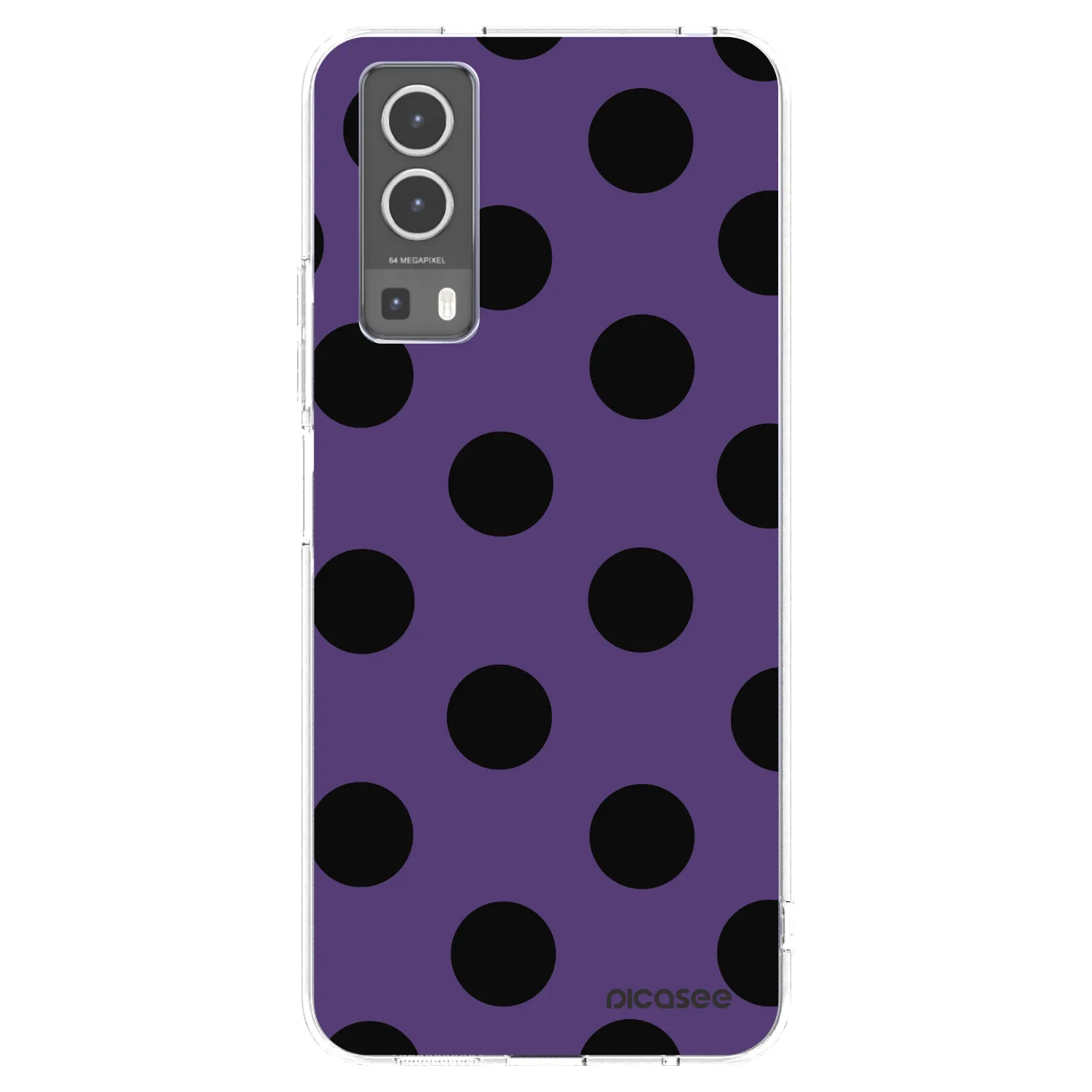 Picasee silikonový průhledný obal pro Vivo Y72 5G - Big flickers 2