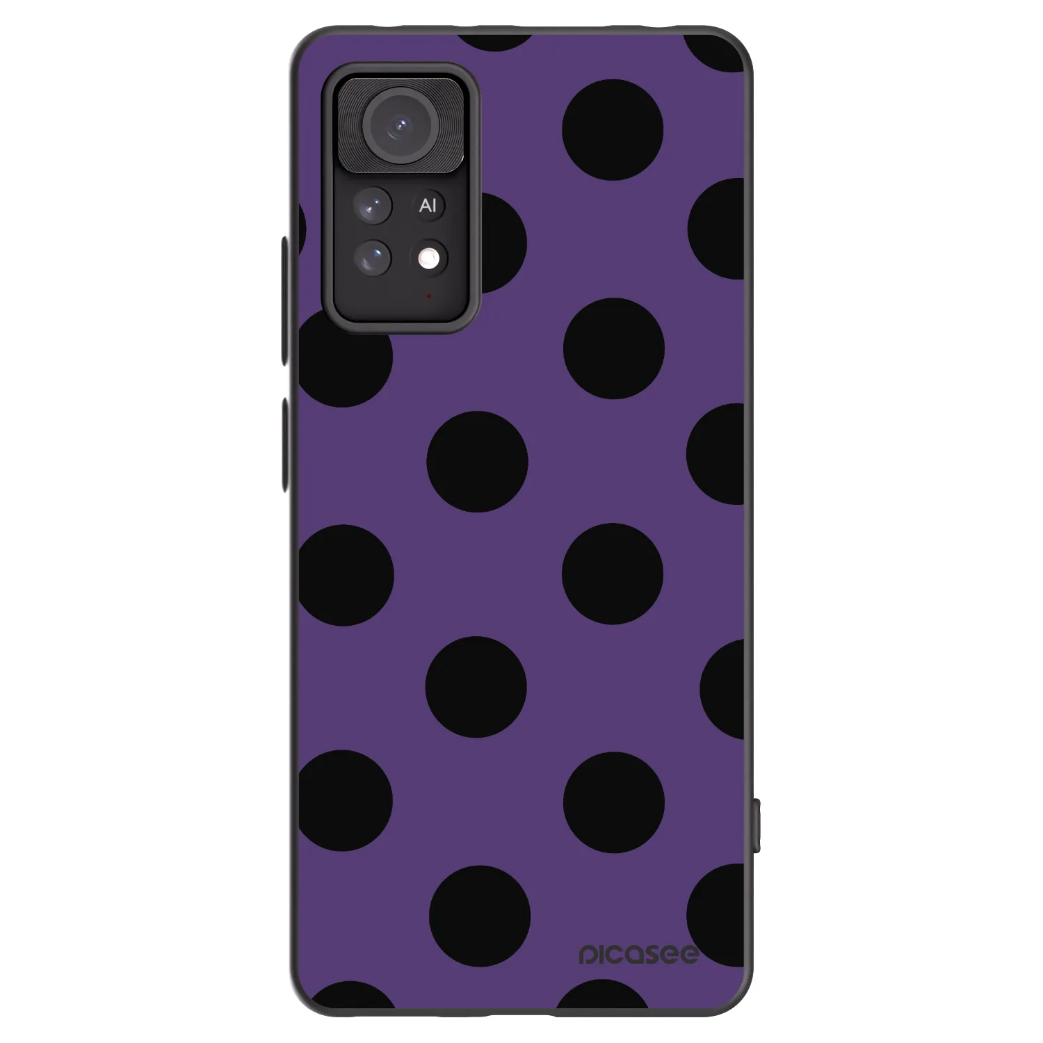 Picasee silikonový černý obal pro Xiaomi Redmi Note 11 Pro - Big flickers 2