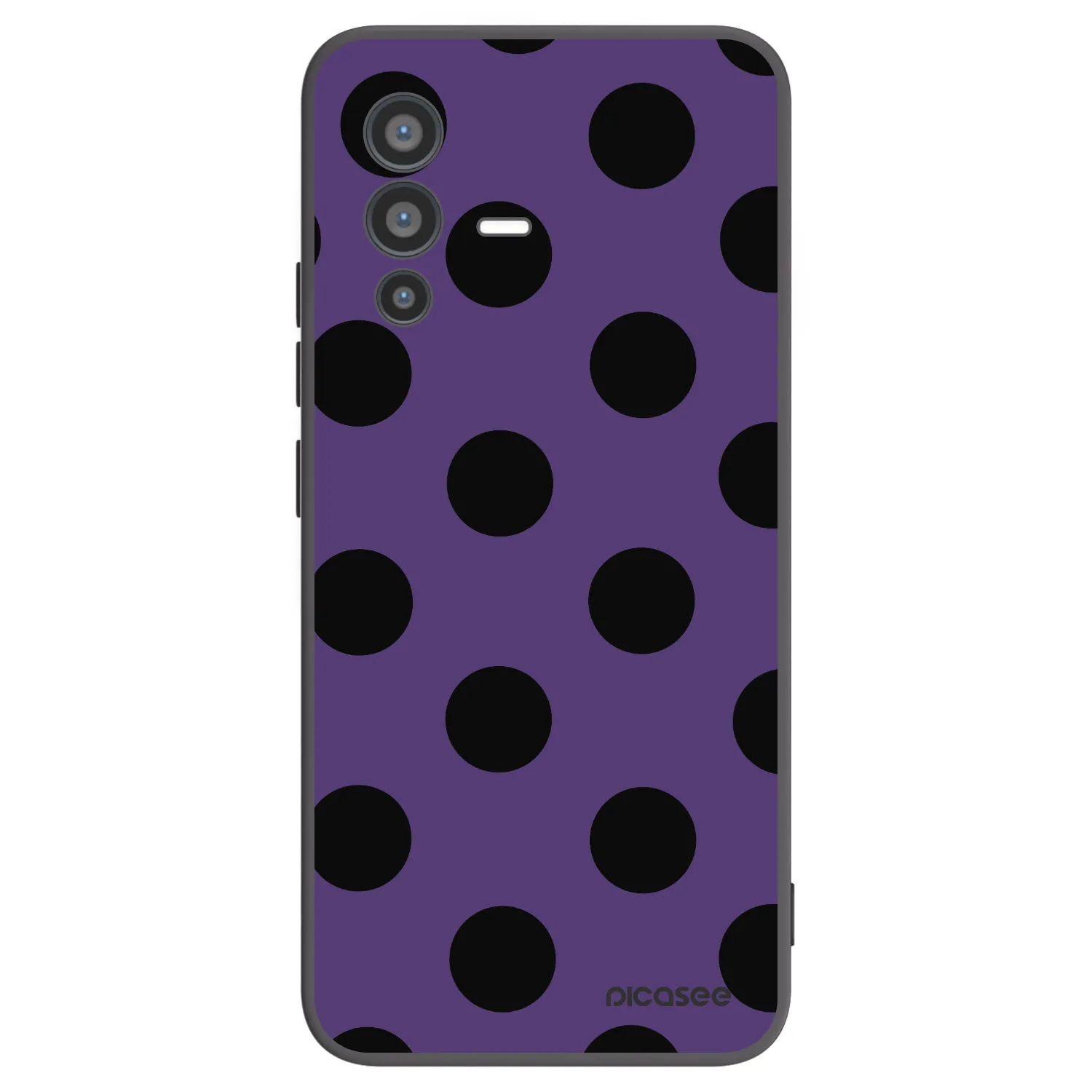 Picasee silikonový černý obal pro Vivo V23 5G - Big flickers 2