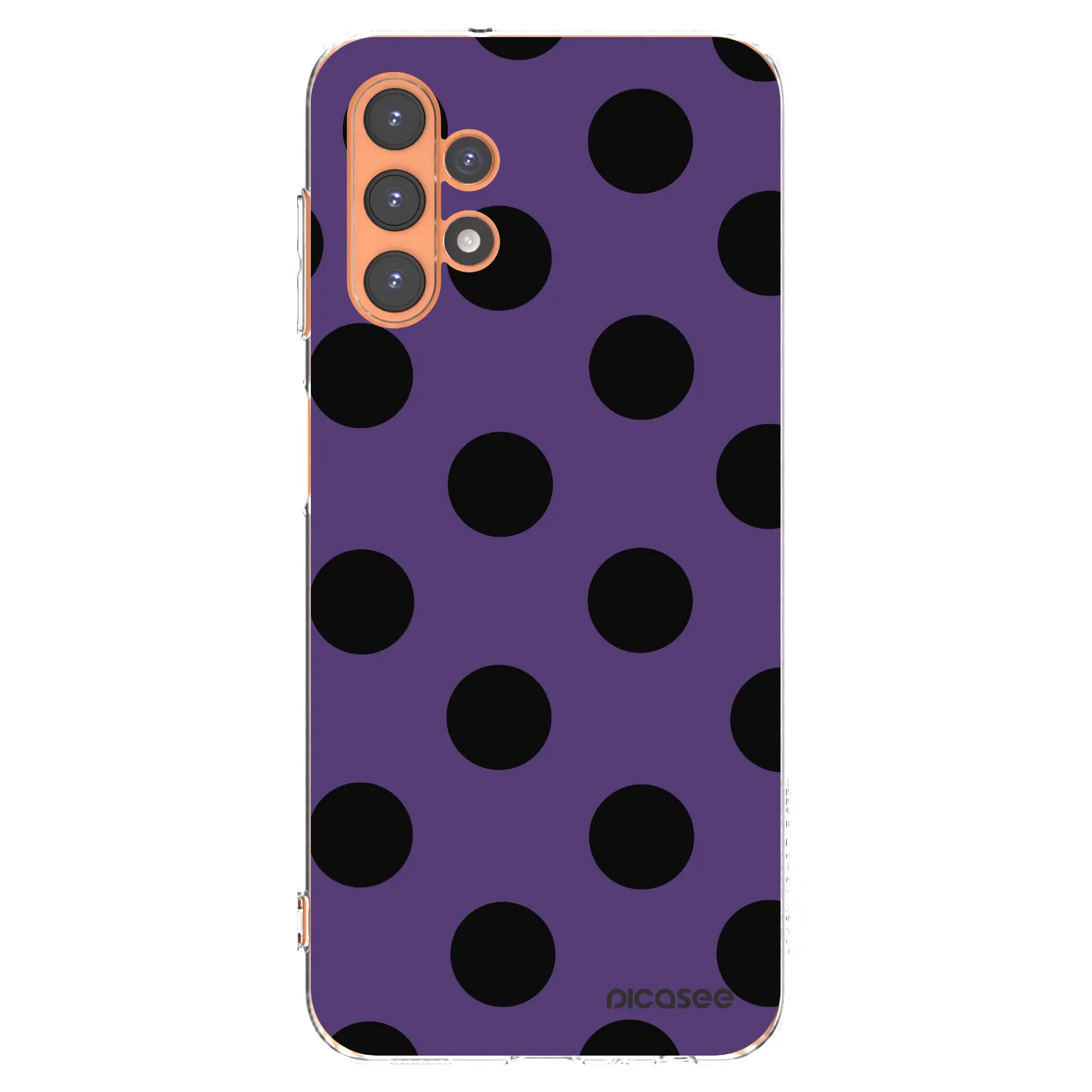 Picasee silikonový průhledný obal pro Samsung Galaxy A13 4G A135 - Big flickers 2