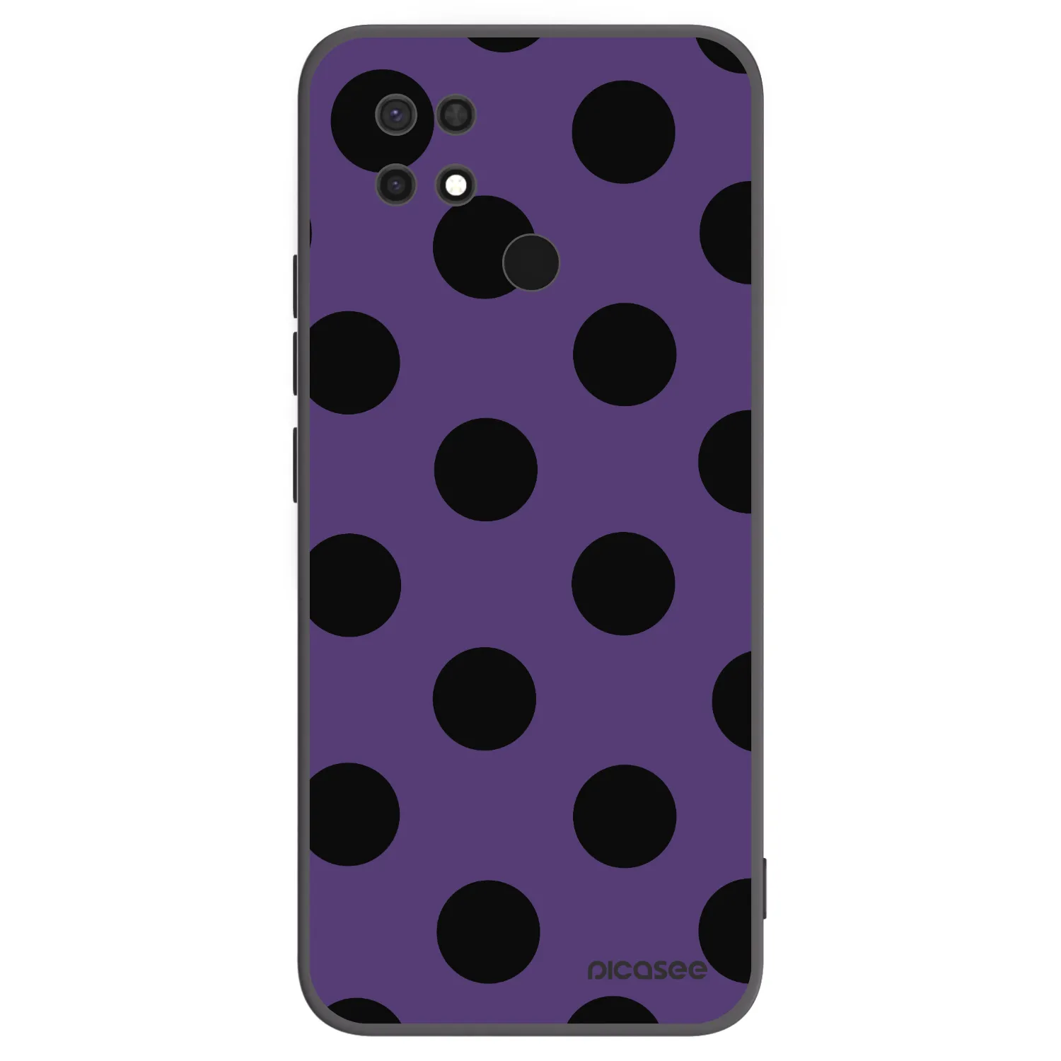 Picasee silikonový černý obal pro Xiaomi Redmi 10C - Big flickers 2