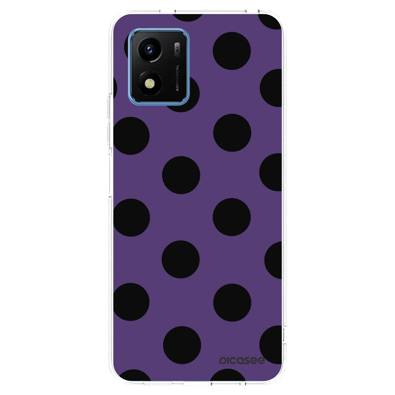 Picasee silikonový průhledný obal pro Vivo Y01 - Big flickers 2