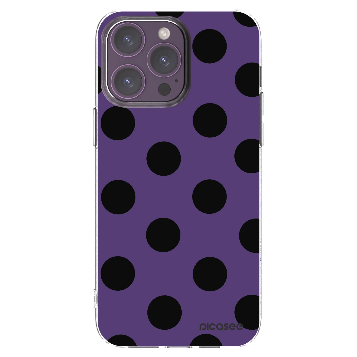 Picasee silikonový průhledný obal pro Apple iPhone 14 Pro Max - Big flickers 2