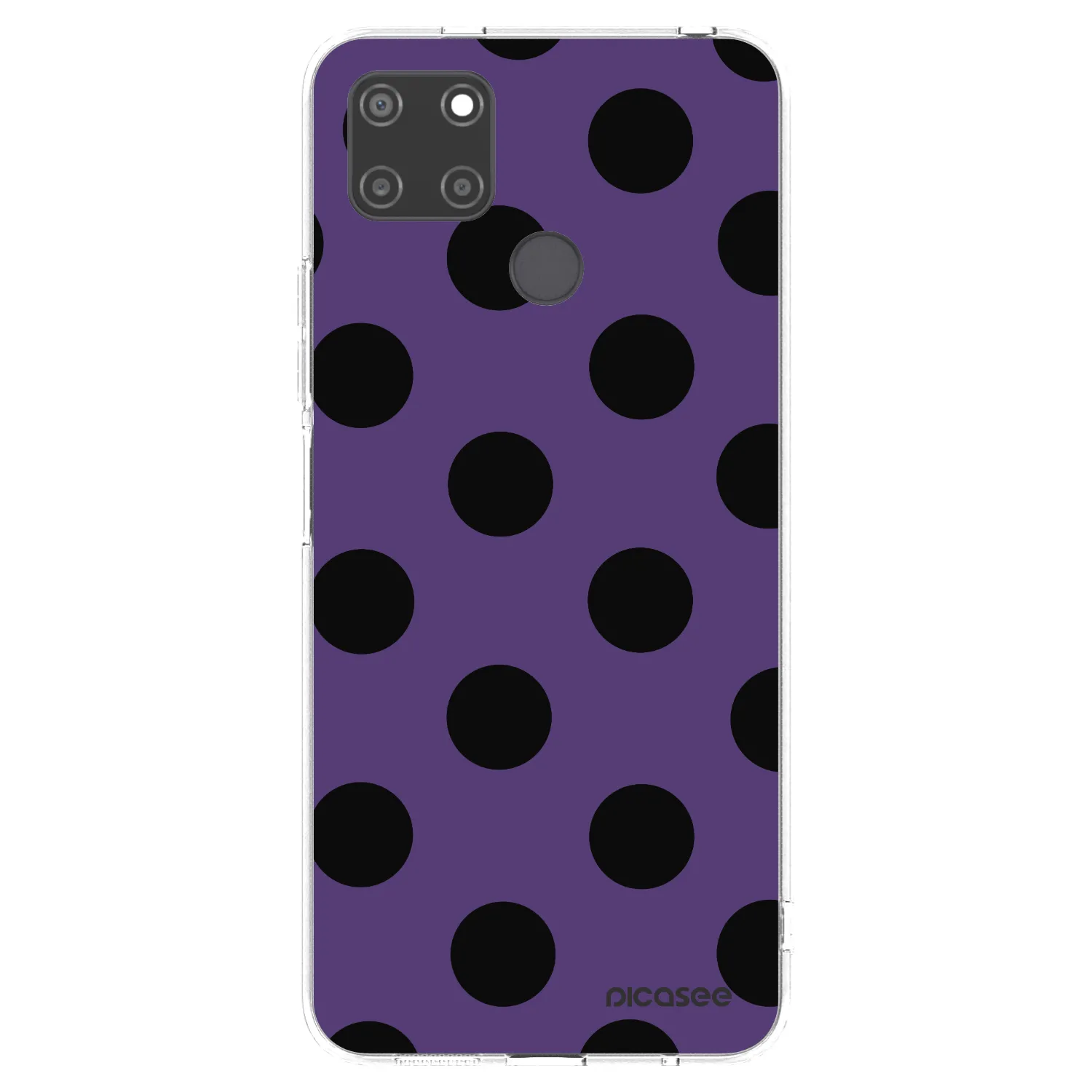 Picasee silikonový průhledný obal pro Realme C21Y - Big flickers 2