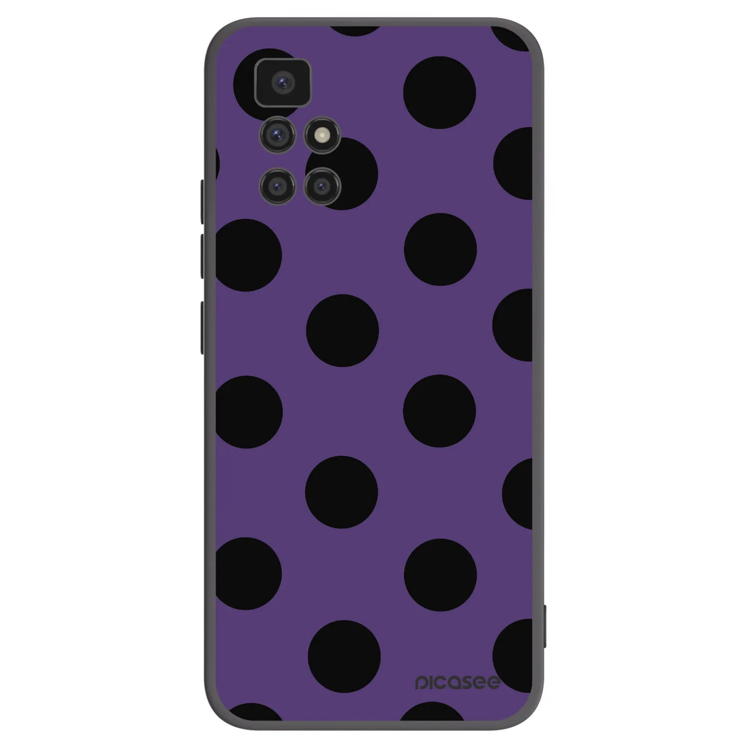 Picasee silikonový černý obal pro Xiaomi Redmi 10 (2022) - Big flickers 2