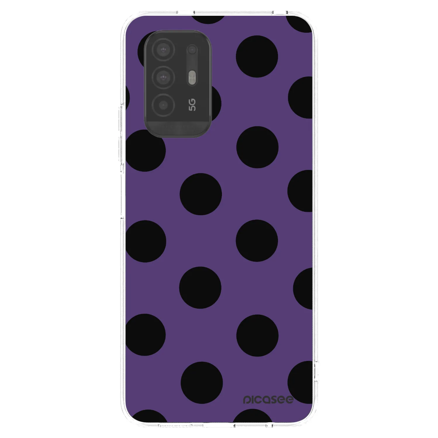 Picasee silikonový průhledný obal pro OPPO A94 5G - Big flickers 2