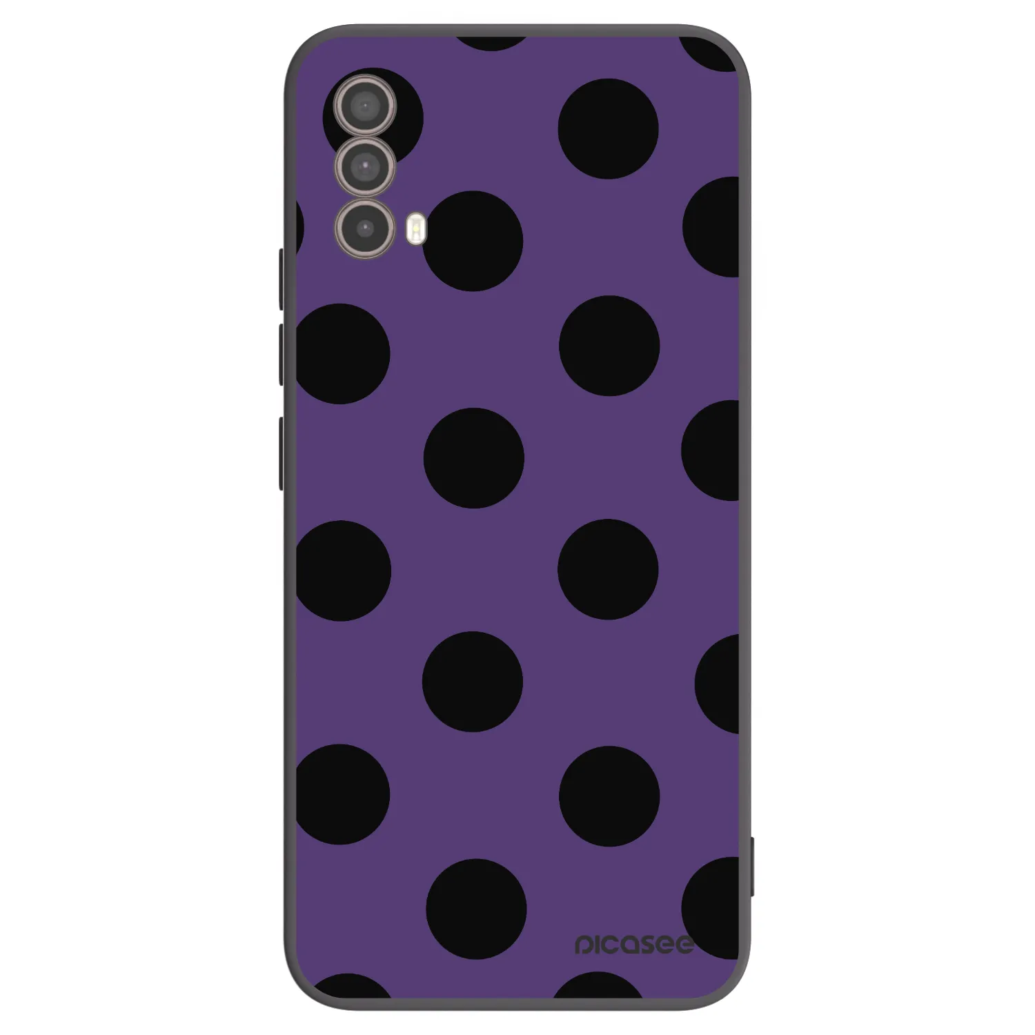 Picasee silikonový černý obal pro Motorola Moto E40 - Big flickers 2