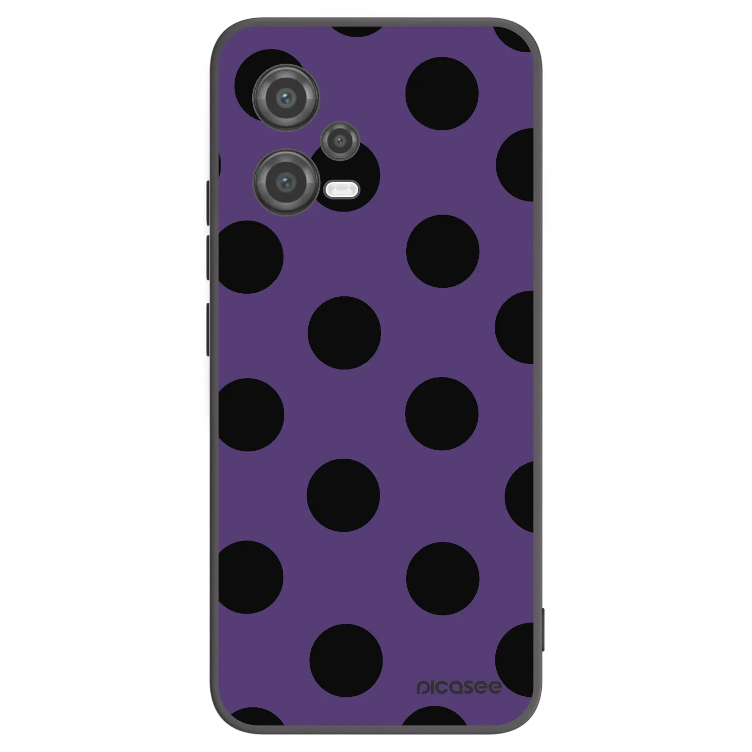 Picasee silikonový černý obal pro Xiaomi Poco X5 - Big flickers 2