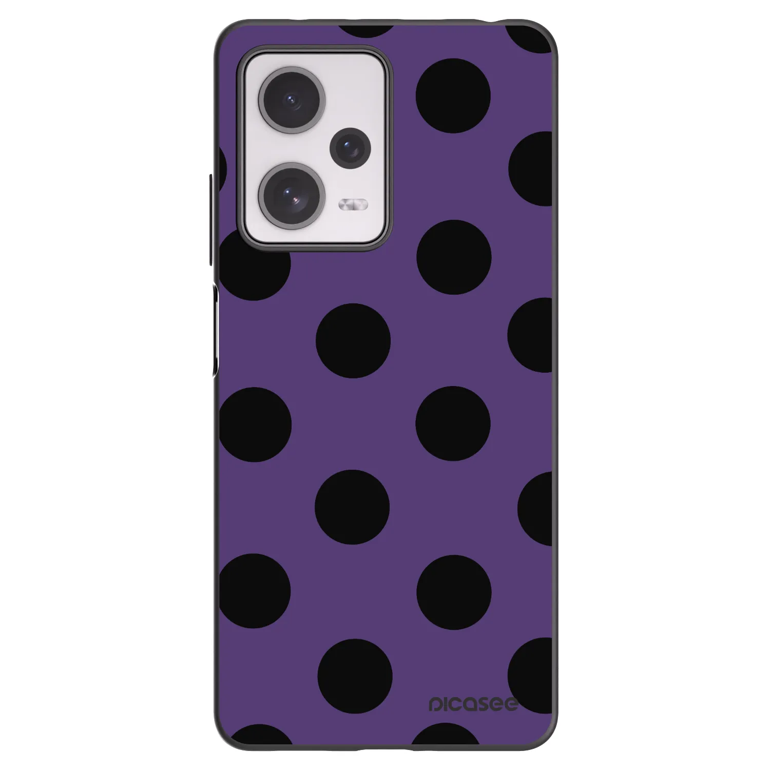 Picasee silikonový černý obal pro Xiaomi Redmi Note 12 Pro+ 5G - Big flickers 2